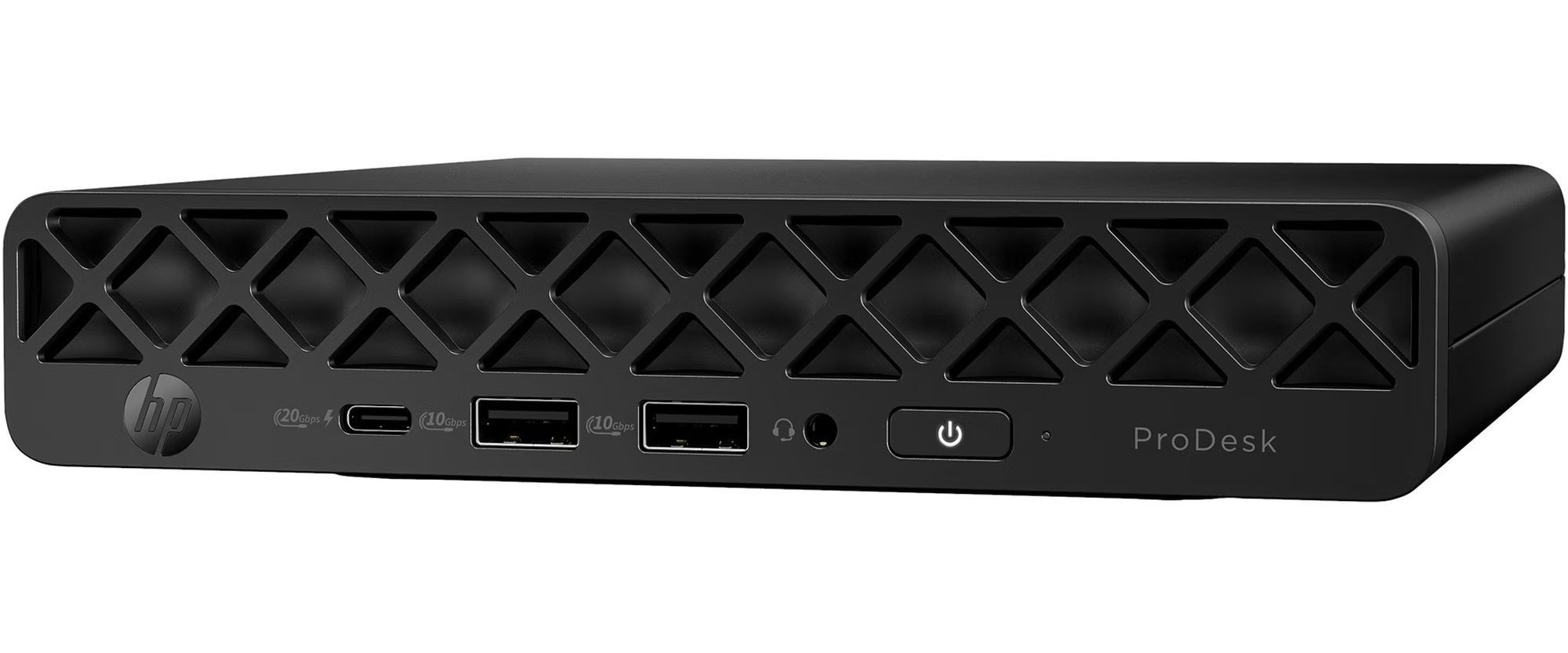 HP ProDesk 4 Mini G1i (B6YW3ET) – boîtier discret pour postes de travail modernes HP ProDesk 4 Mini G1i B6YW3ET mini PC posé sur un bureau
