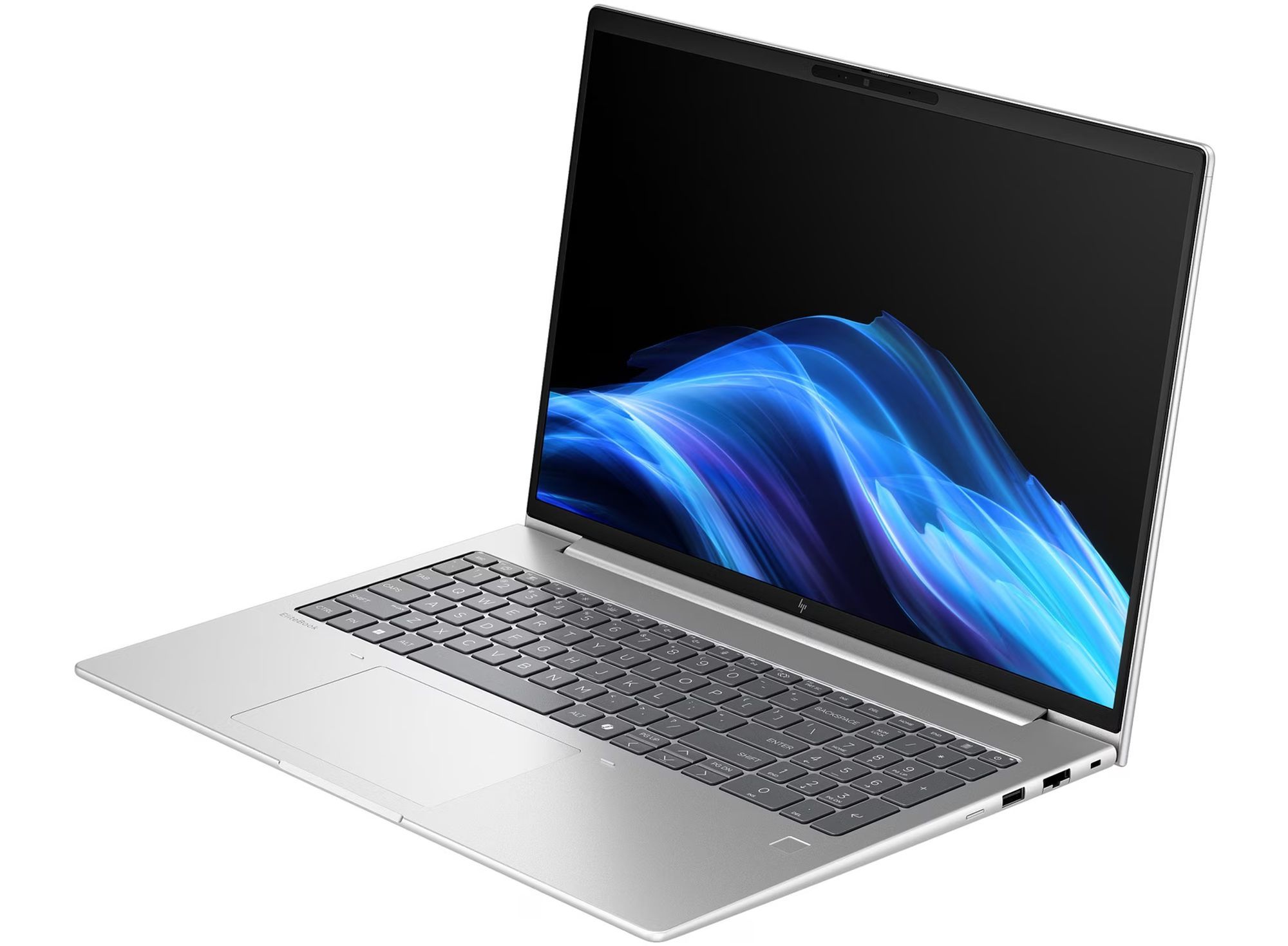 HP EliteBook 6 G1i 16 (AD4E2ET) - vue 3/4 côté droit HP EliteBook 6 G1i 16 (AD4E2ET) - vue 3/4 côté droit