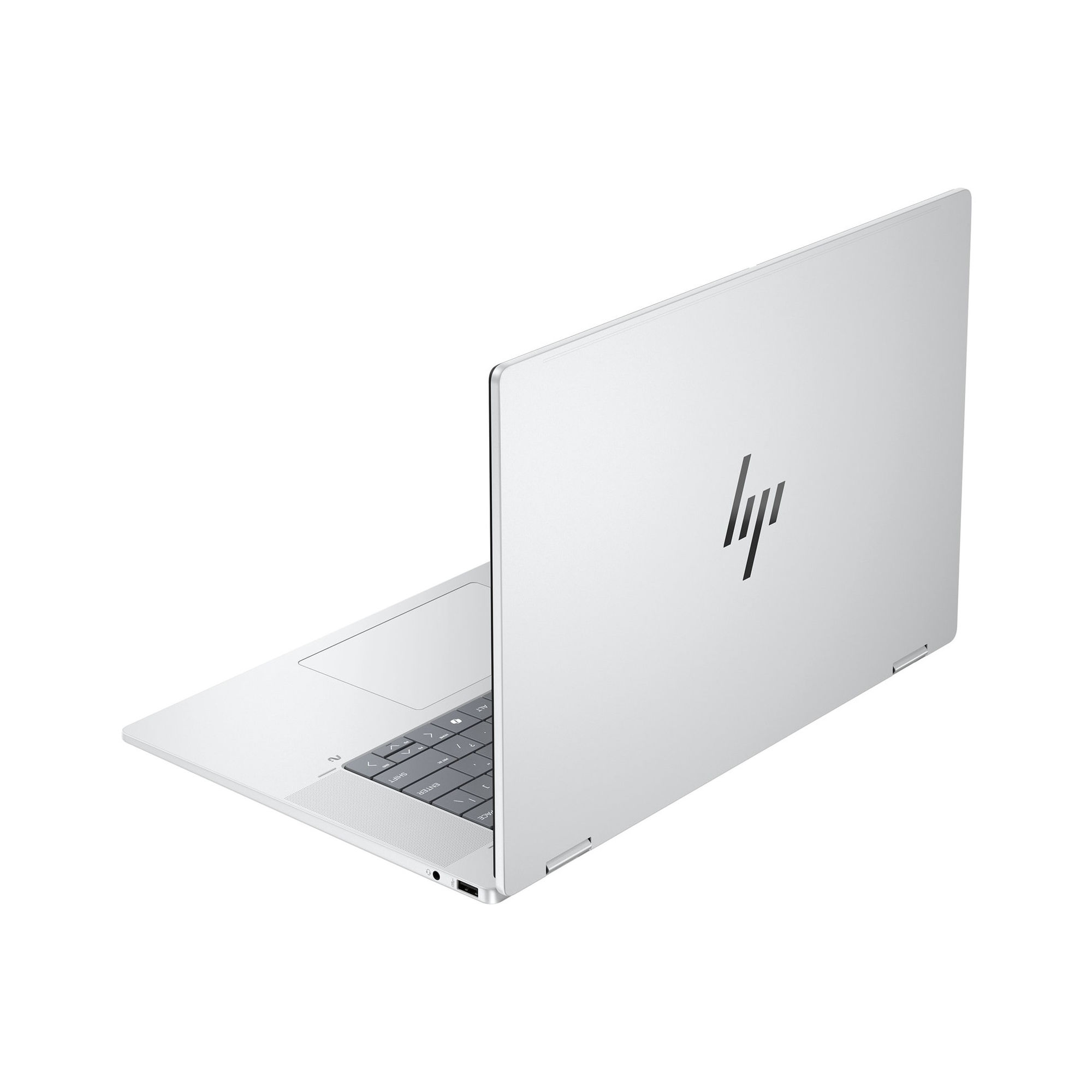 HP OmniBook X Flip 16-as0001sf (D3JS5EA#ABF) - vue arrière HP OmniBook X Flip 16-as0001sf (D3JS5EA#ABF) - vue arrière et charnière