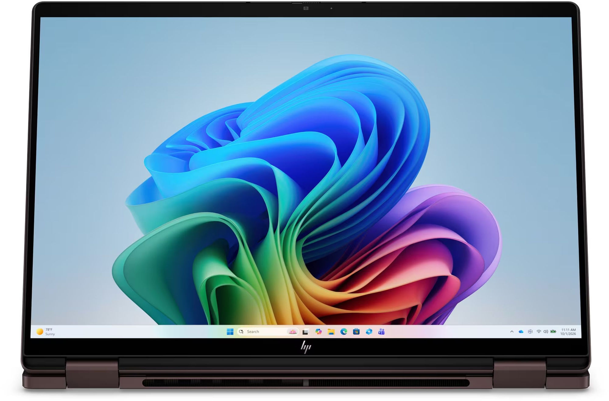 HP OmniBook X Flip 2 en 1 14-kc0013nf en vue frontale large HP OmniBook X Flip 2 en 1 14-kc0013nf en vue frontale large