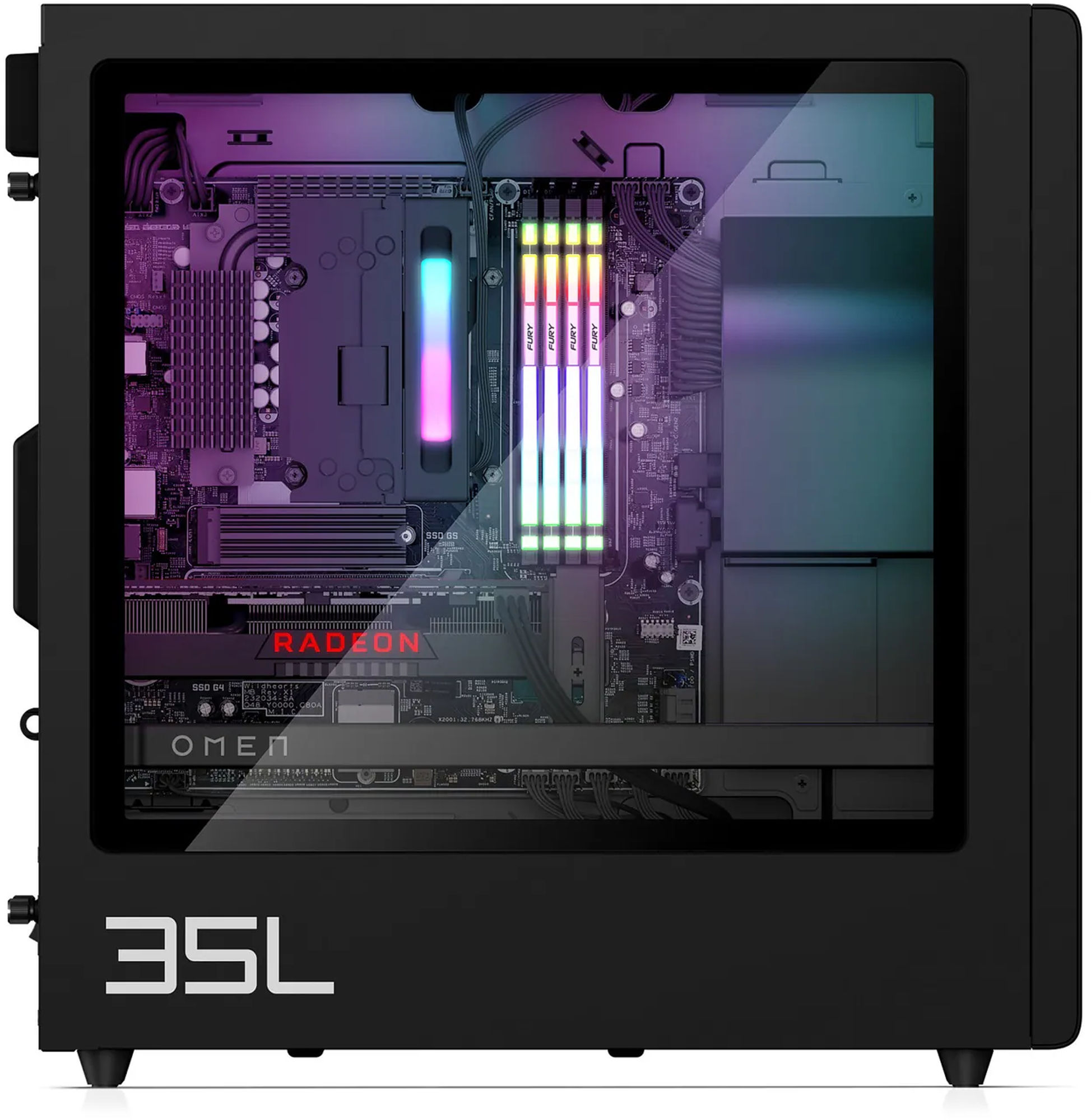 HP Omen 35L GT16-0540nf panneau latéral vitré HP Omen 35L GT16-0540nf panneau latéral vitré