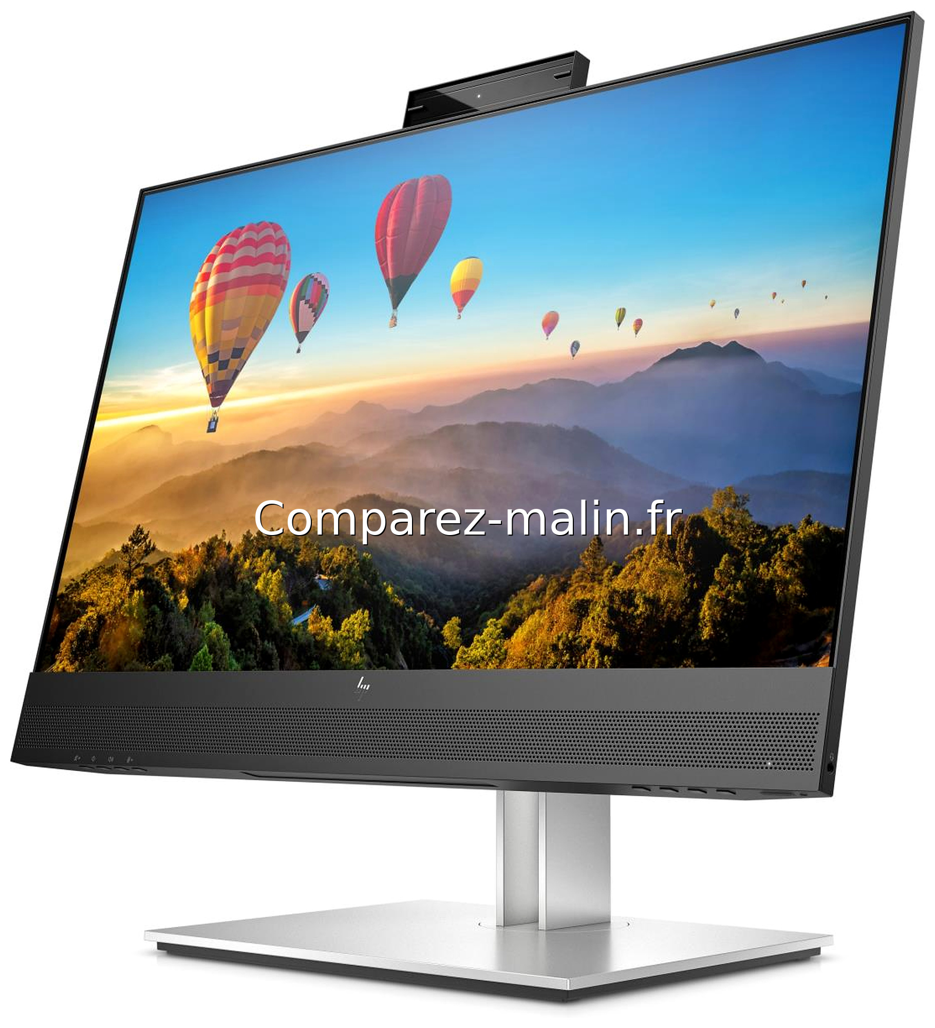 HP E24mv G4 40Z32AA - vue latérale de l’écran HP E24mv G4 40Z32AA moniteur de conférence vue latérale