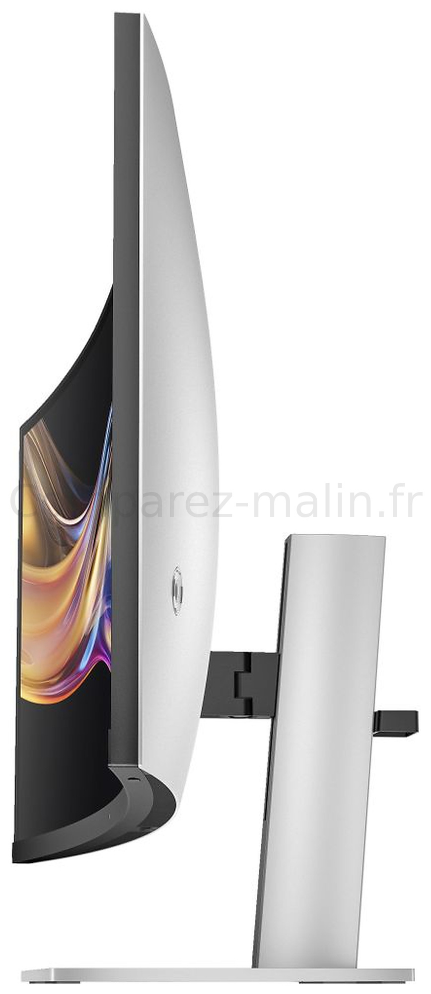 HP Série 7 Pro 738pu 8K167AA - vue de profil HP Série 7 Pro 738pu 8K167AA profil montrant la courbure de l'écran