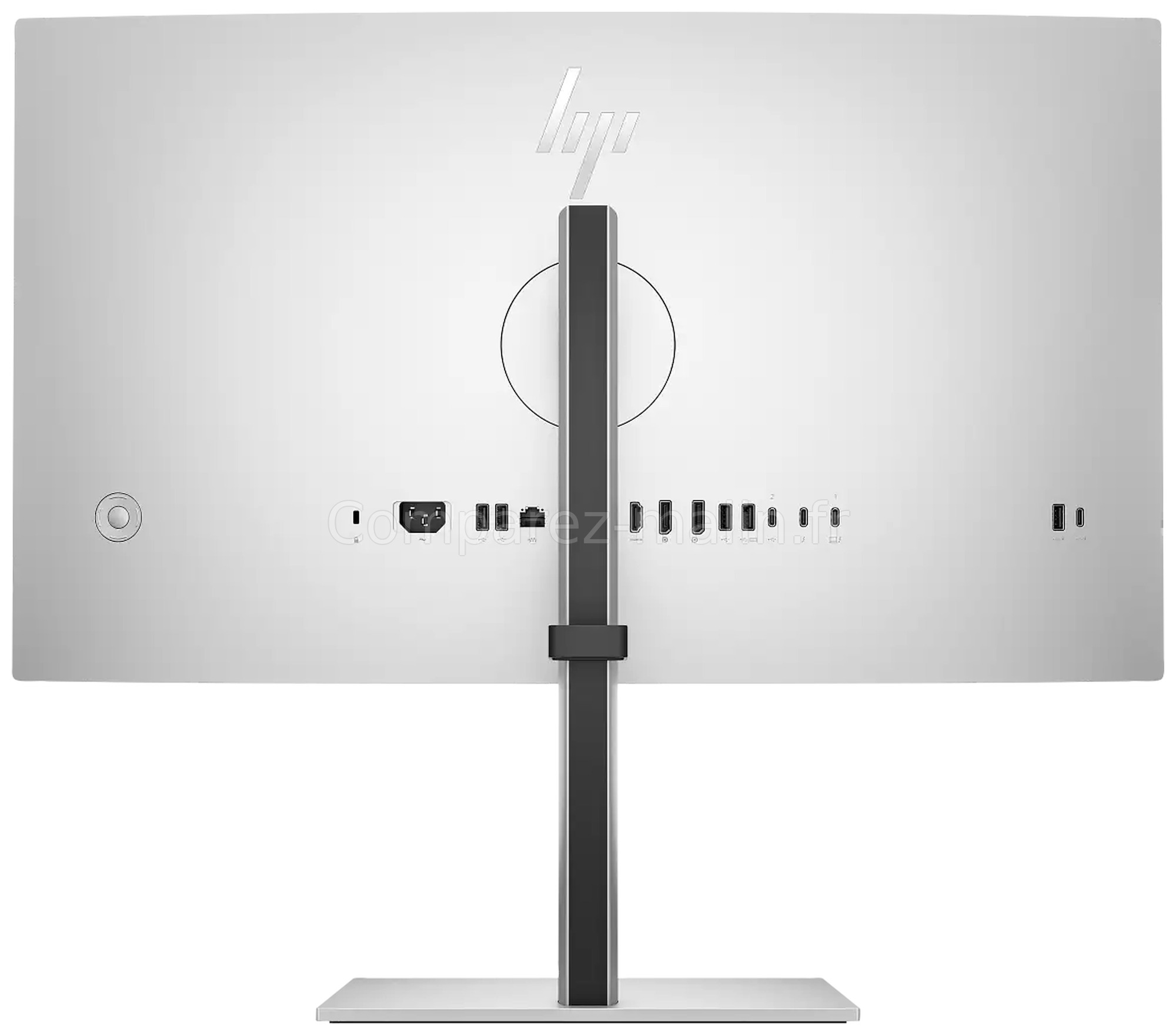 HP Série 7 Pro 727pm 8K135AA - connectique arrière Connectique arrière du HP Série 7 Pro 727pm 8K135AA avec USB Thunderbolt RJ45 HDMI et DisplayPort