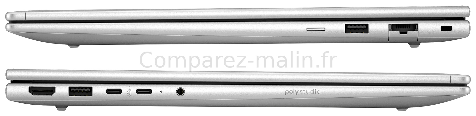HP ProBook 4 G2i 16 DM9J2EA vue des tranches et de la connectique HP ProBook 4 G2i 16 DM9J2EA vue des tranches et de la connectique