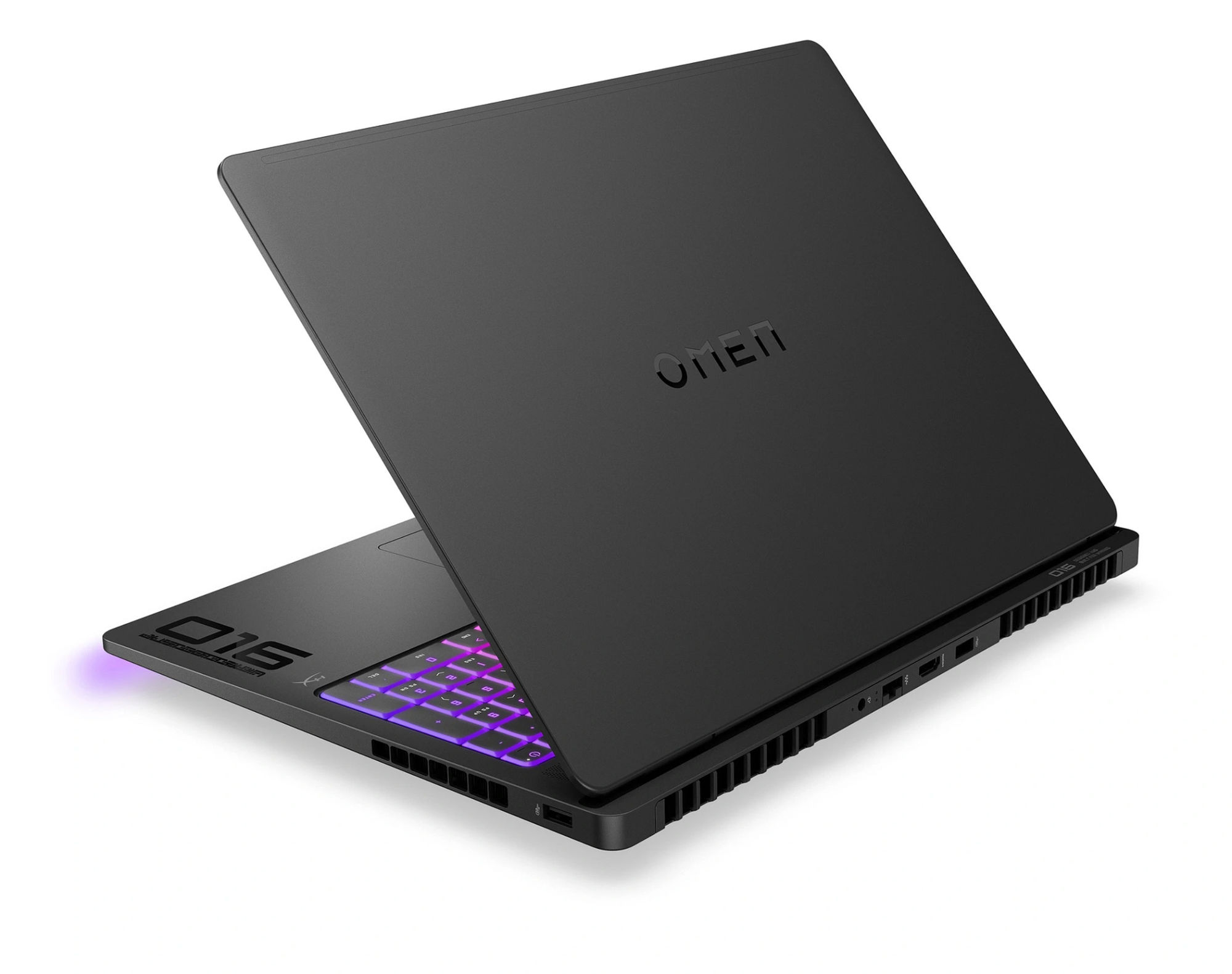 HP HyperX OMEN 16-ah1001nf - capot et châssis noir HP HyperX OMEN 16-ah1001nf capot noir et design arrière