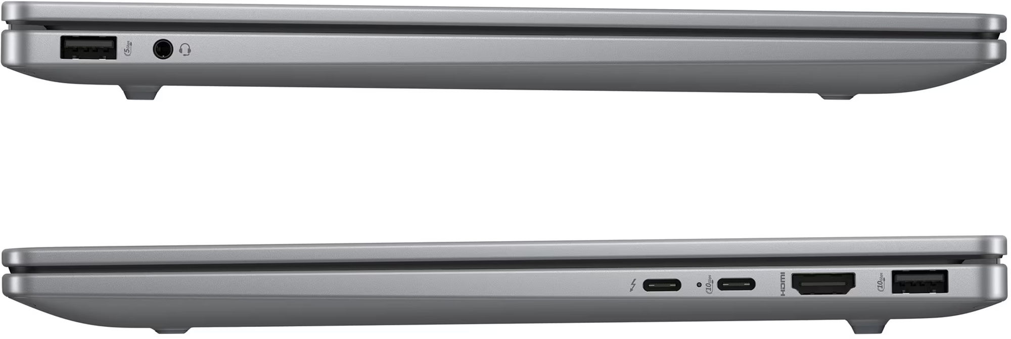 HP OmniBook 7 14-kh0000nf profil fin et connectique latérale HP OmniBook 7 14-kh0000nf profil fin et connectique latérale