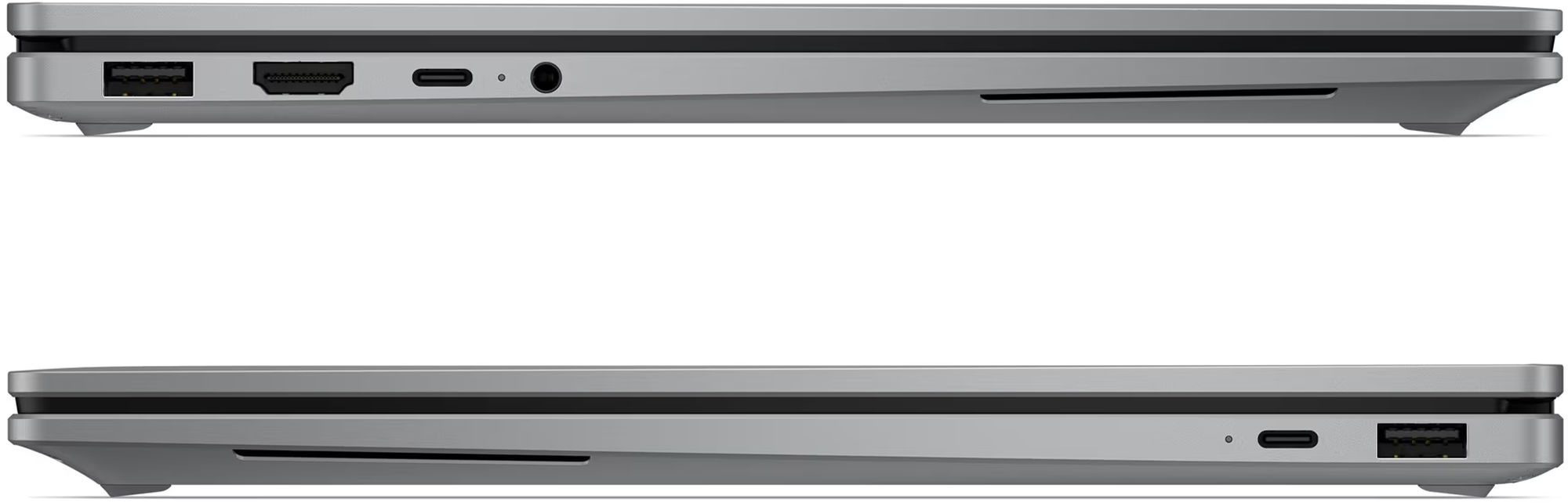 HP OmniBook X Flip 14-kb0008nf connectique HP OmniBook X Flip 14-kb0008nf connectique latérale avec USB-C, HDMI et USB-A