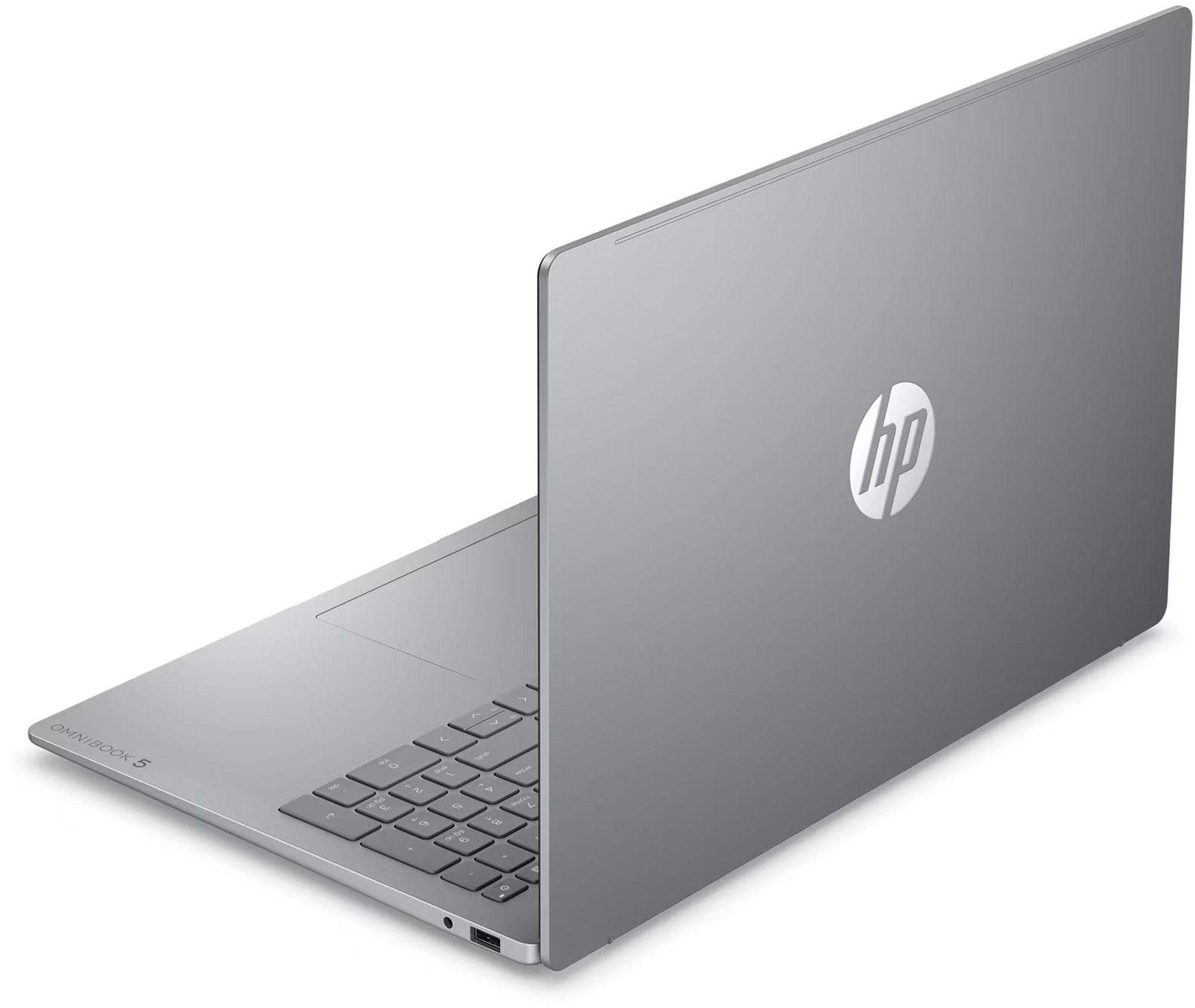 Finition grise du HP OmniBook 5 16-bp0011nfx DS1H8EA#ABF Dos du châssis du HP OmniBook 5 16-bp0011nfx DS1H8EA#ABF