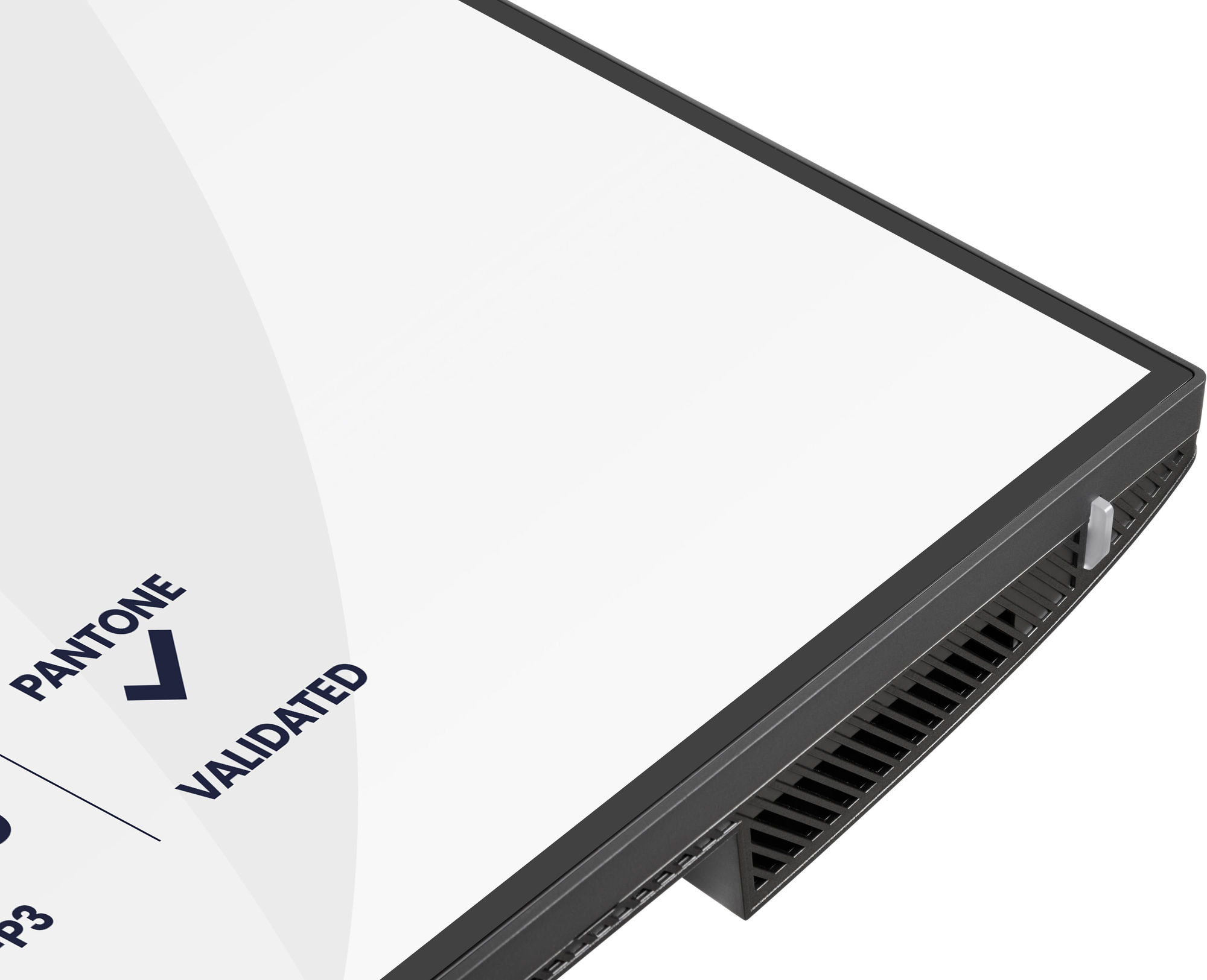 Iiyama ProGraphic HB3201UHSNP-B1 : finitions et usage créatif Détail de la finition de l’écran Iiyama ProGraphic HB3201UHSNP-B1