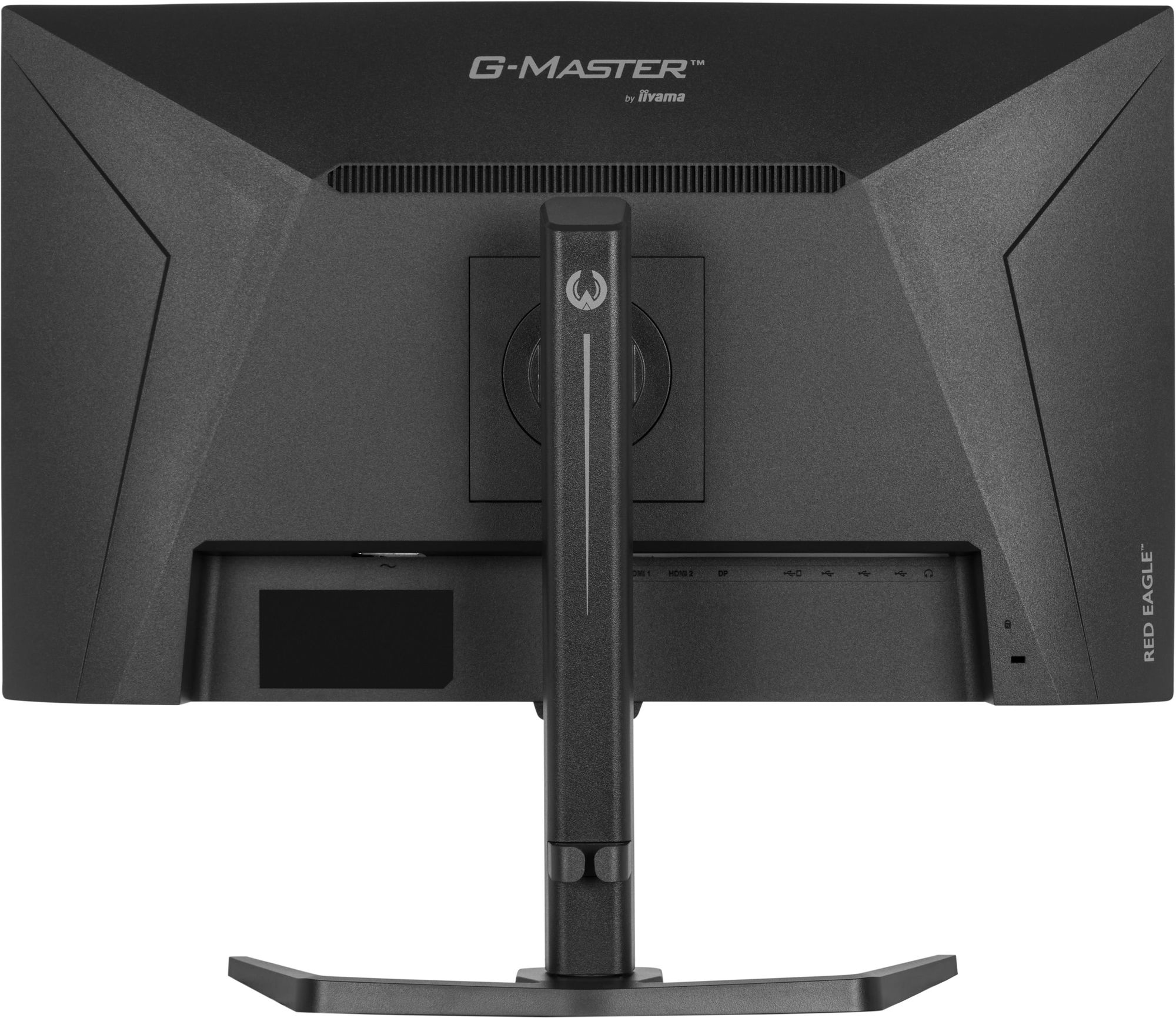 Connectique du Iiyama G-MASTER GB2771UHSU-B1 : HDMI 2.1, DisplayPort, USB Iiyama G-MASTER GB2771UHSU-B1 - vue arrière et connectique