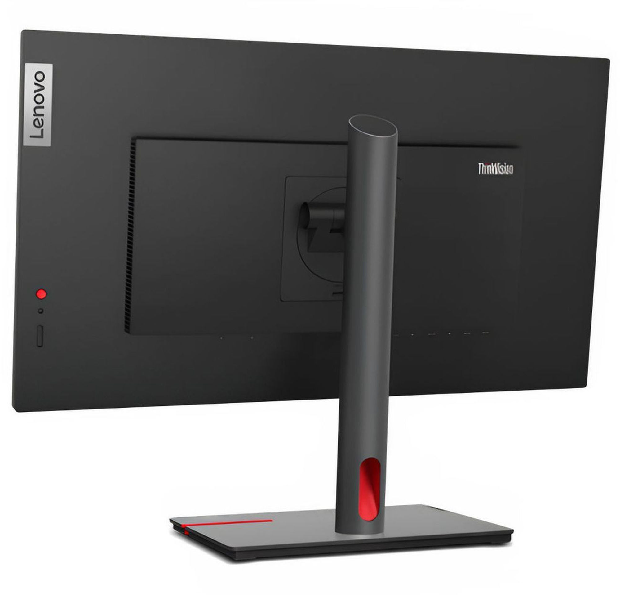 Lenovo ThinkVision P27q-30 63A2GAT1EU - vue arrière en situation Lenovo ThinkVision P27q-30 63A2GAT1EU - vue arrière en situation