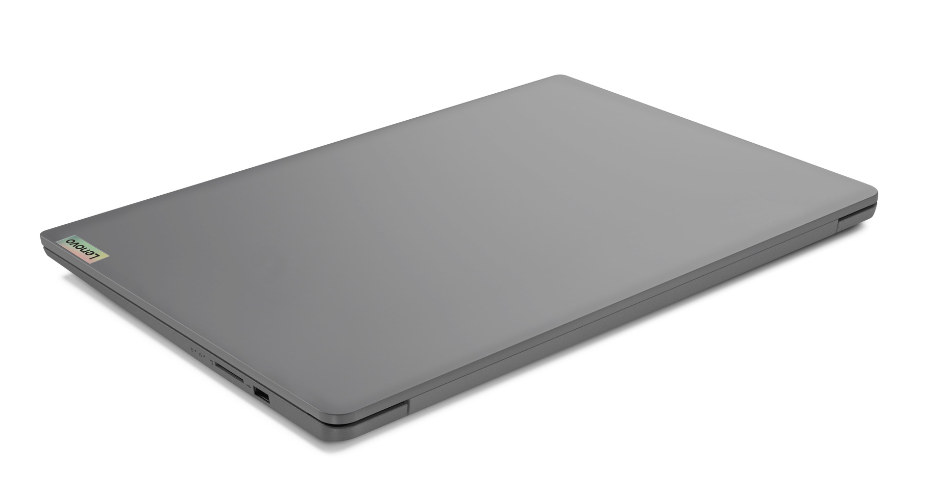 Capot gris arctique du Lenovo IdeaPad 3 17ABA7 17 pouces Lenovo IdeaPad 3 17ABA7 fermé