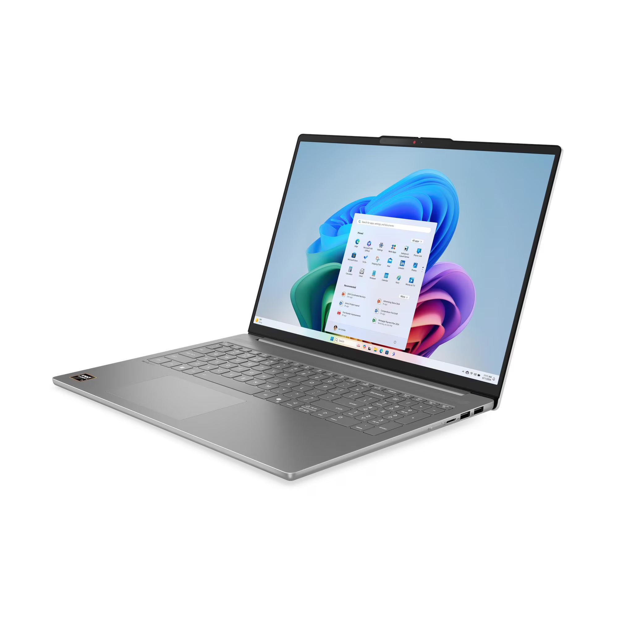 Lenovo IdeaPad Slim 5 16AKP10 - Grand écran OLED 16 pouces pour le télétravail Lenovo IdeaPad Slim 5 16AKP10 vu de face