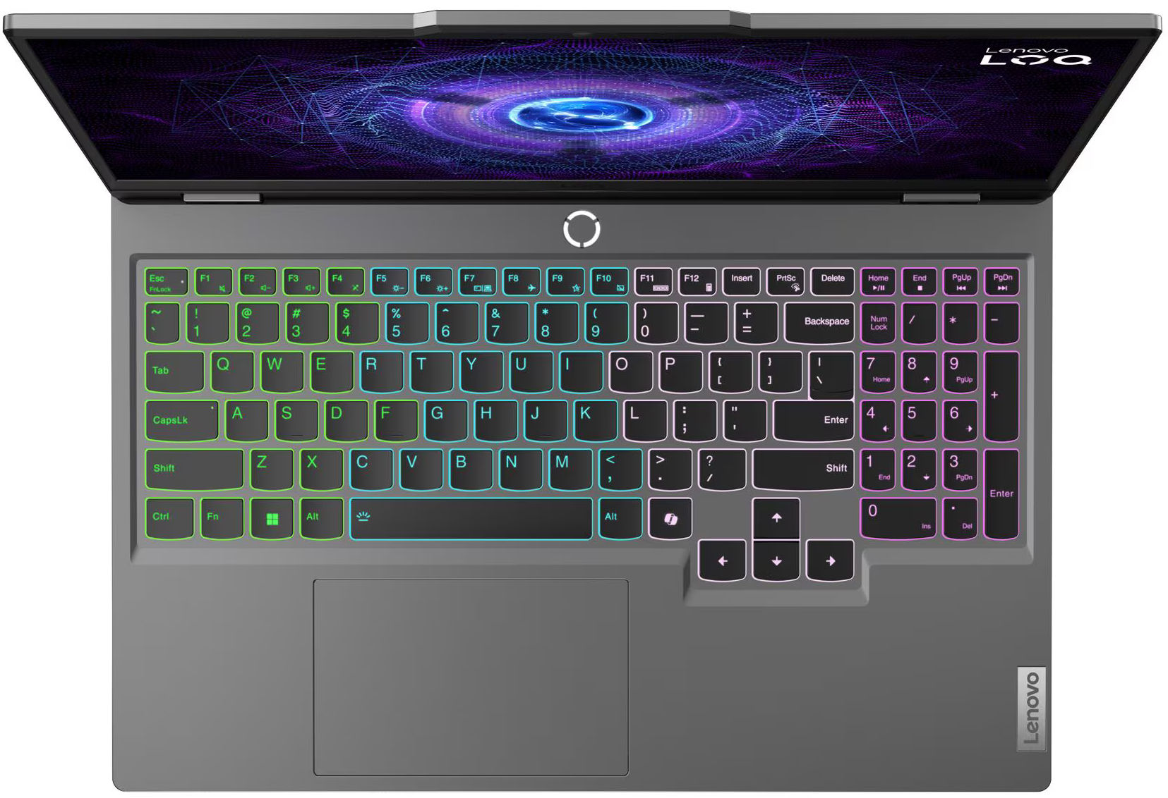 Clavier du Lenovo LOQ 15IAX9E avec rétroéclairage et pavé numérique Clavier complet avec pavé numérique du Lenovo LOQ 15IAX9E