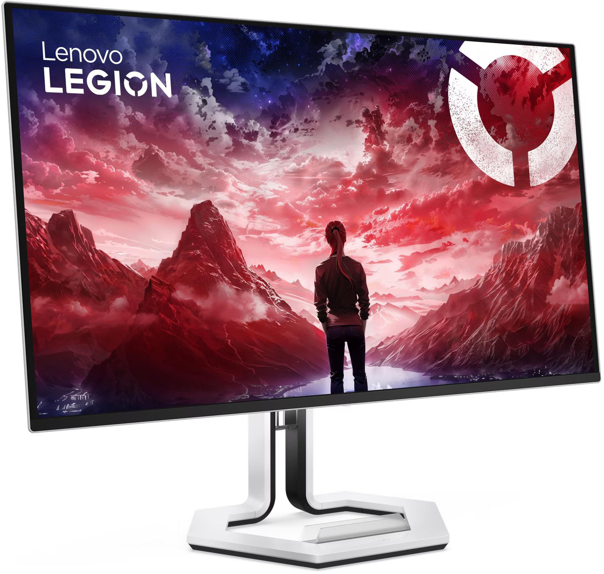 Lenovo Legion Pro 32UD-10 : écran 32" OLED 4K vue de trois-quarts Lenovo Legion Pro 32UD-10 écran OLED 32 pouces vue de trois-quarts gauche
