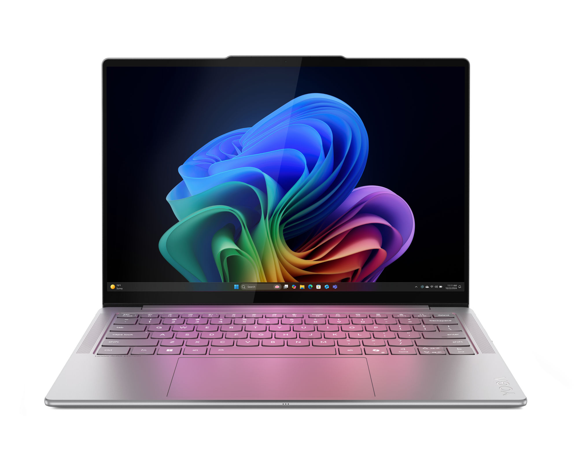 Lenovo Yoga Slim 7 14ILL10 83JX00AHFR - vue de face écran Lenovo Yoga Slim 7 14ILL10 83JX00AHFR - vue de face écran