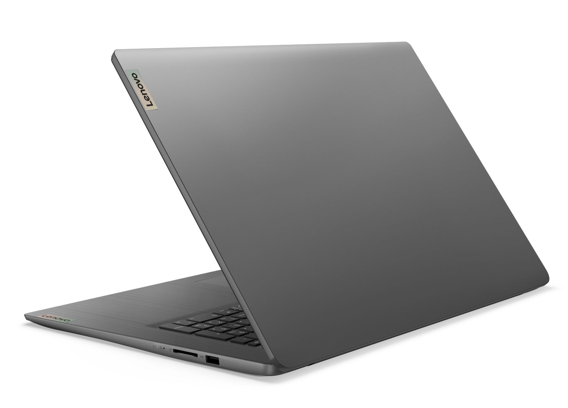 Lenovo IdeaPad 3 17IAU7 (82RL00EGFR) - profil et connectique Lenovo IdeaPad 3 17IAU7 82RL00EGFR - vue de profil et connectique