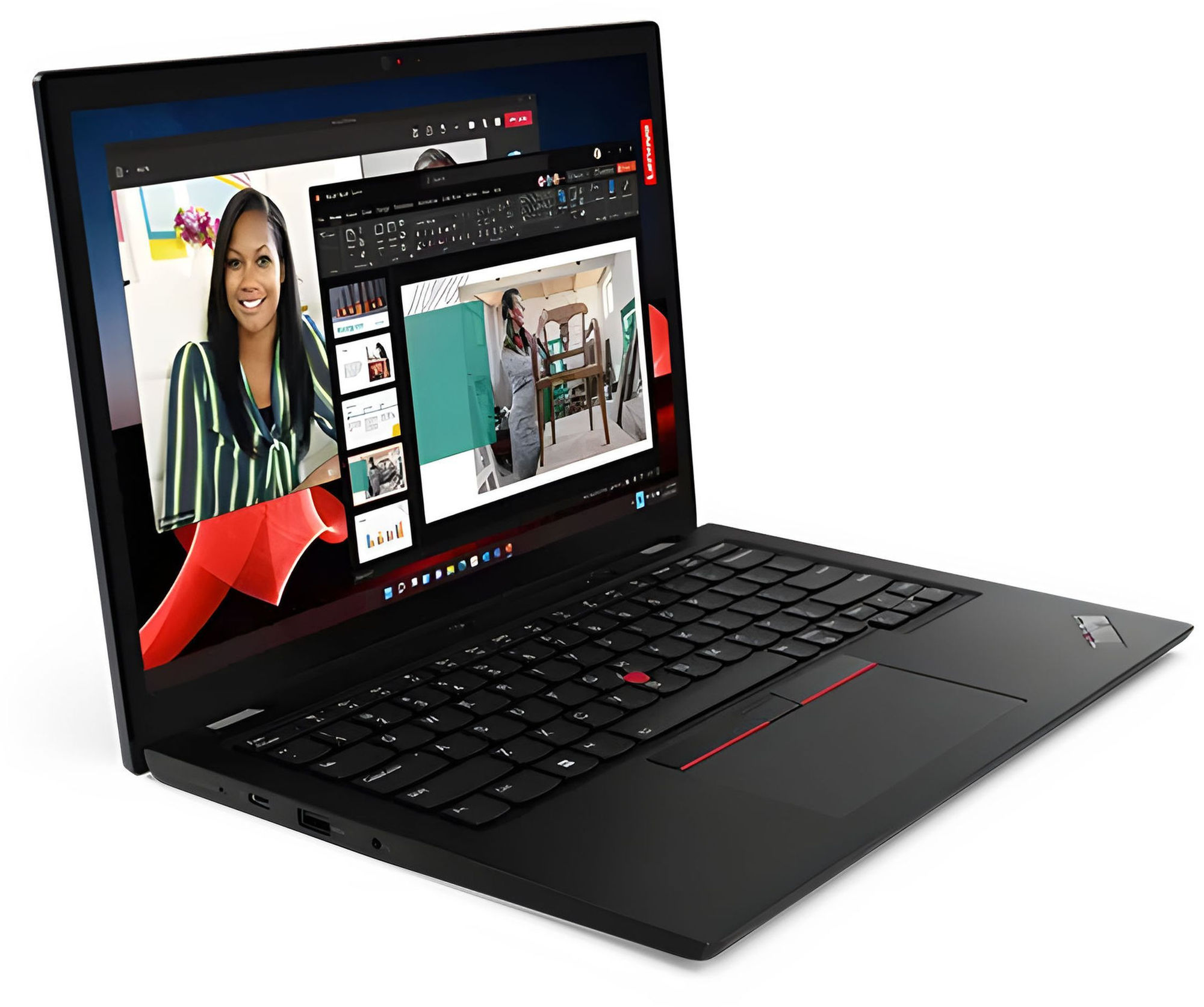 Lenovo ThinkPad L13 Yoga Gen 4 21FR001VFR - vue clavier et écran Lenovo ThinkPad L13 Yoga Gen 4 21FR001VFR - vue clavier et écran