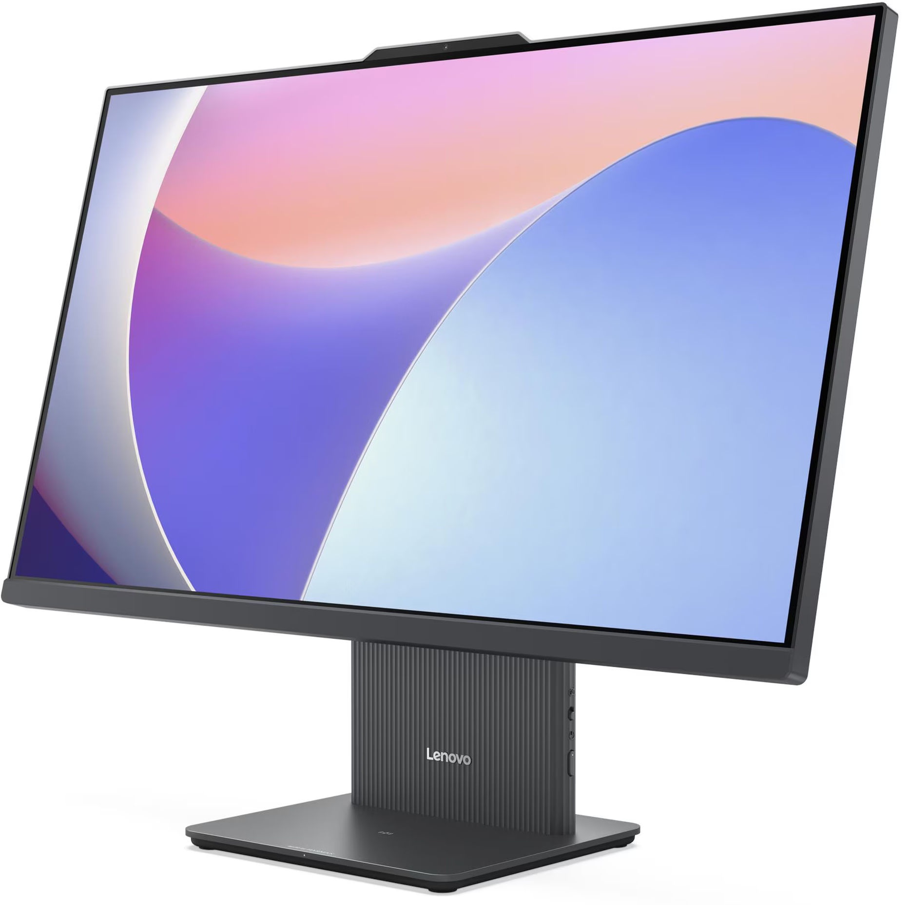 Lenovo IdeaCentre AIO 27ARR9 F0HQ002QFR vue trois quarts avant Lenovo IdeaCentre AIO 27ARR9 F0HQ002QFR vue trois quarts avant