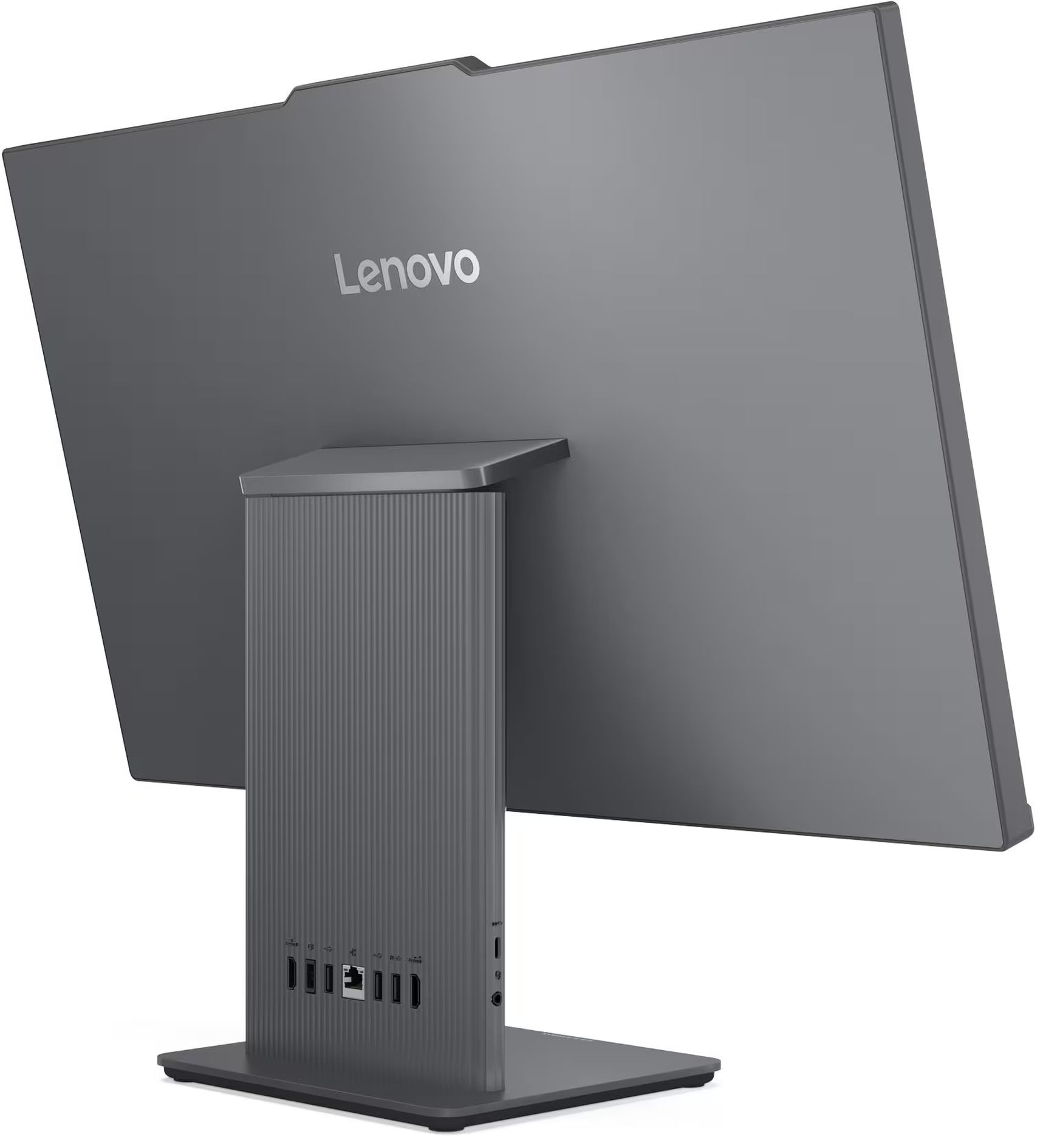 Lenovo IdeaCentre AIO 27ARR9 F0HQ002QFR vue arrière en angle Lenovo IdeaCentre AIO 27ARR9 F0HQ002QFR vue arrière en angle