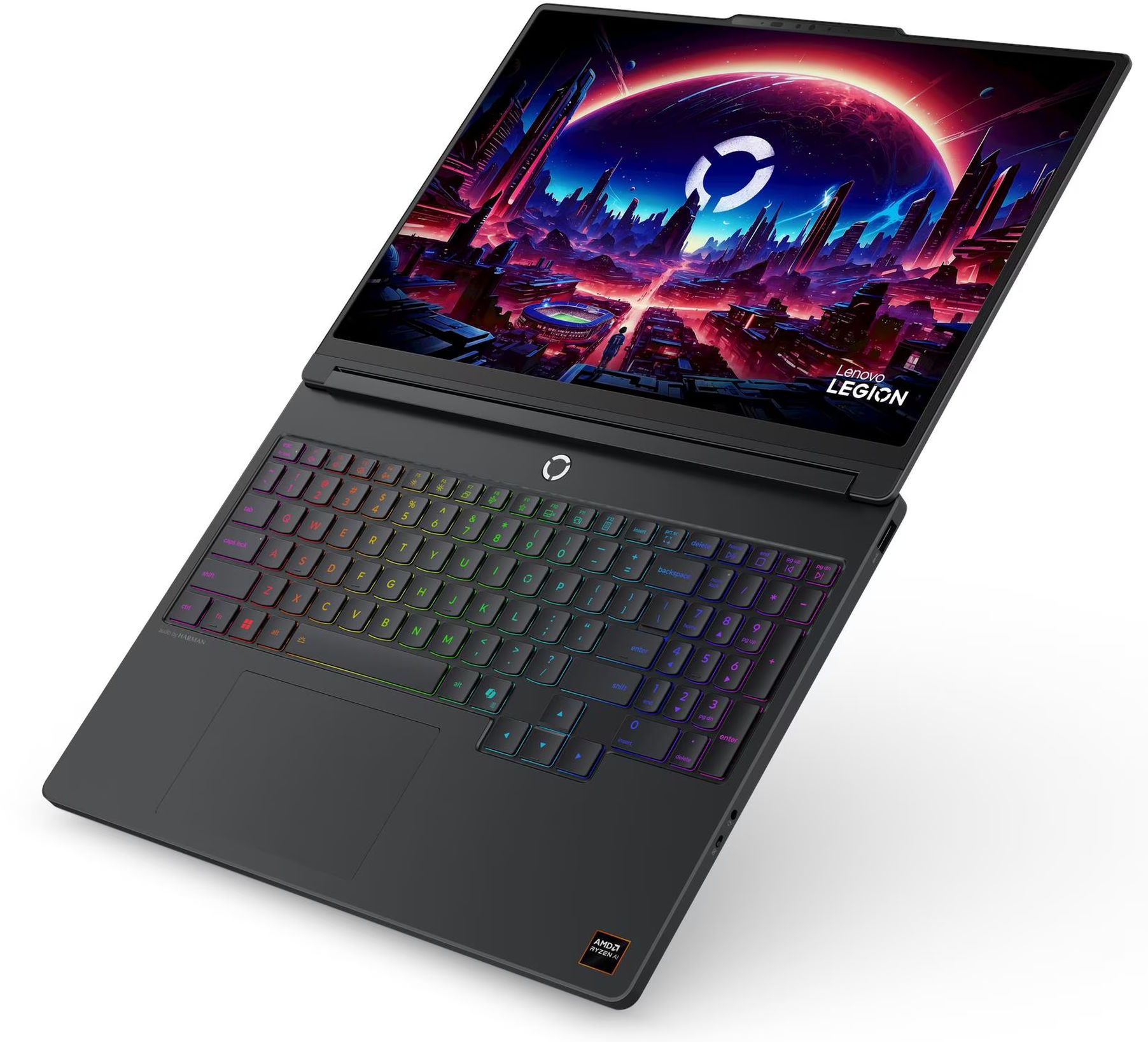Lenovo Legion 5 15AGP11 83Q60012FR vue plongeante ouverte Lenovo Legion 5 15AGP11 83Q60012FR vue plongeante ouverte