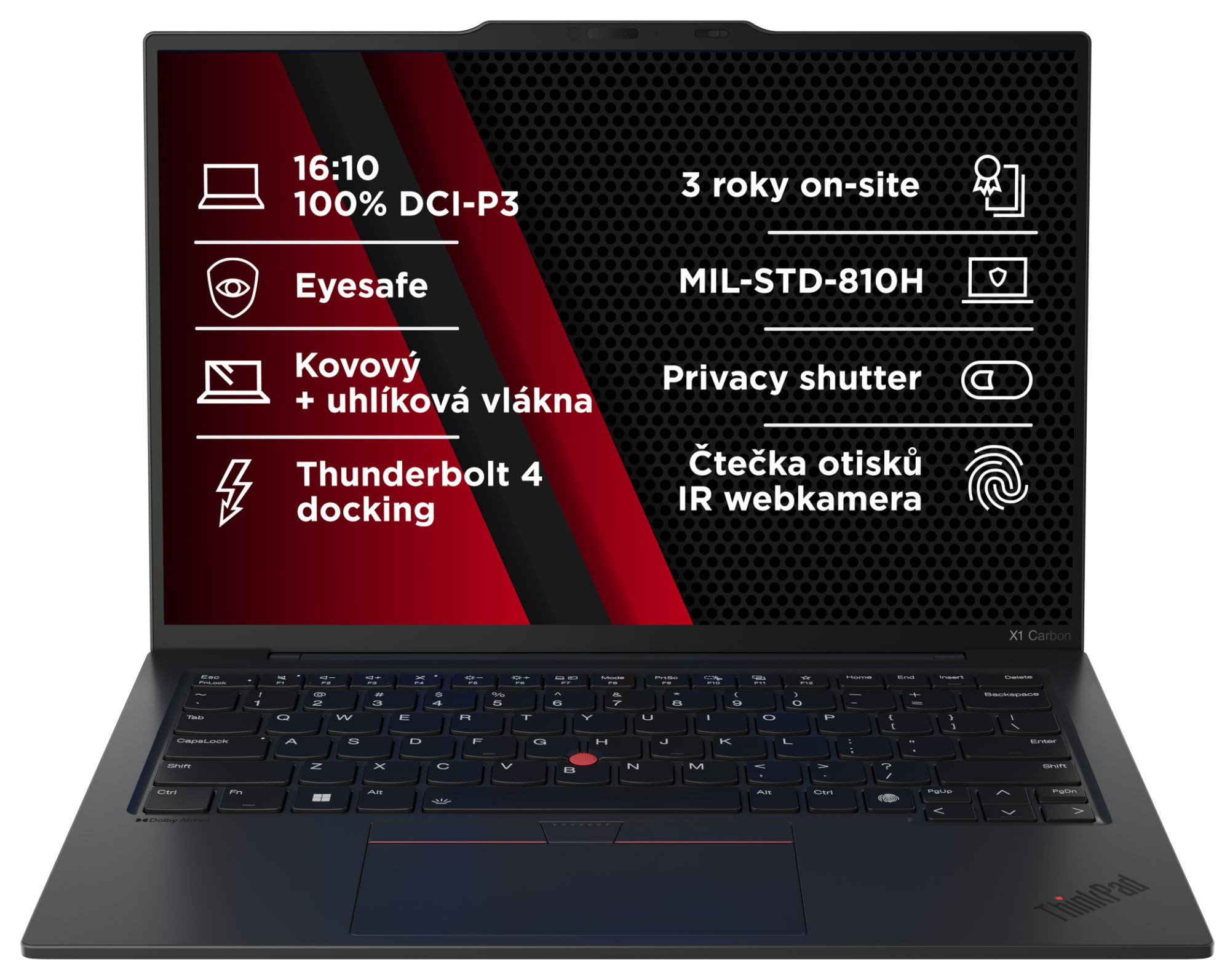 Écran du Lenovo ThinkPad X1 Carbon Gen 12 (21KC00F9FR) Écran du Lenovo ThinkPad X1 Carbon Gen 12 (21KC00F9FR)