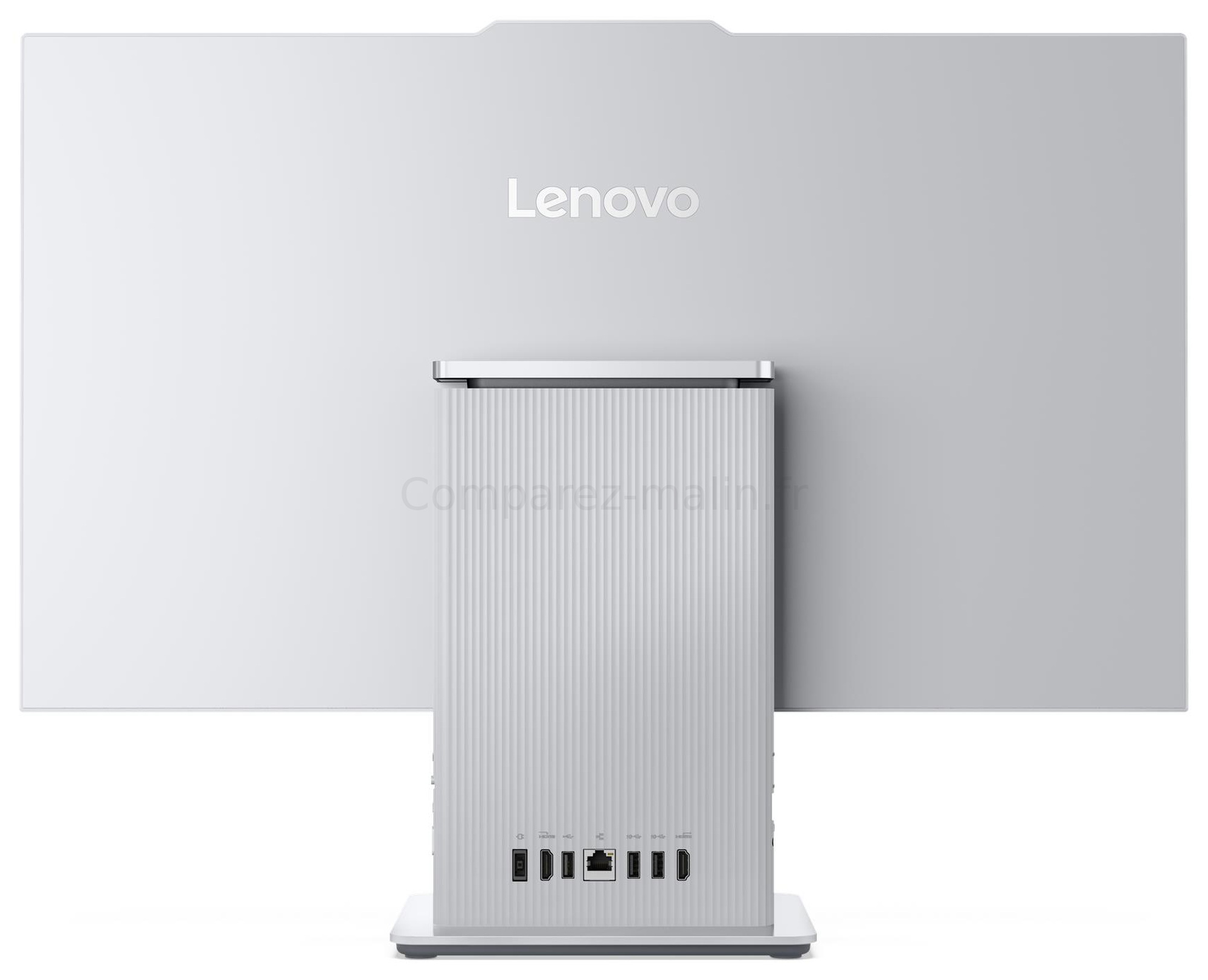 Lenovo IdeaCentre AIO 27IPH11 F0JJ000WFR - vue arrière Lenovo IdeaCentre AIO 27IPH11 F0JJ000WFR vue arrière avec ports intégrés