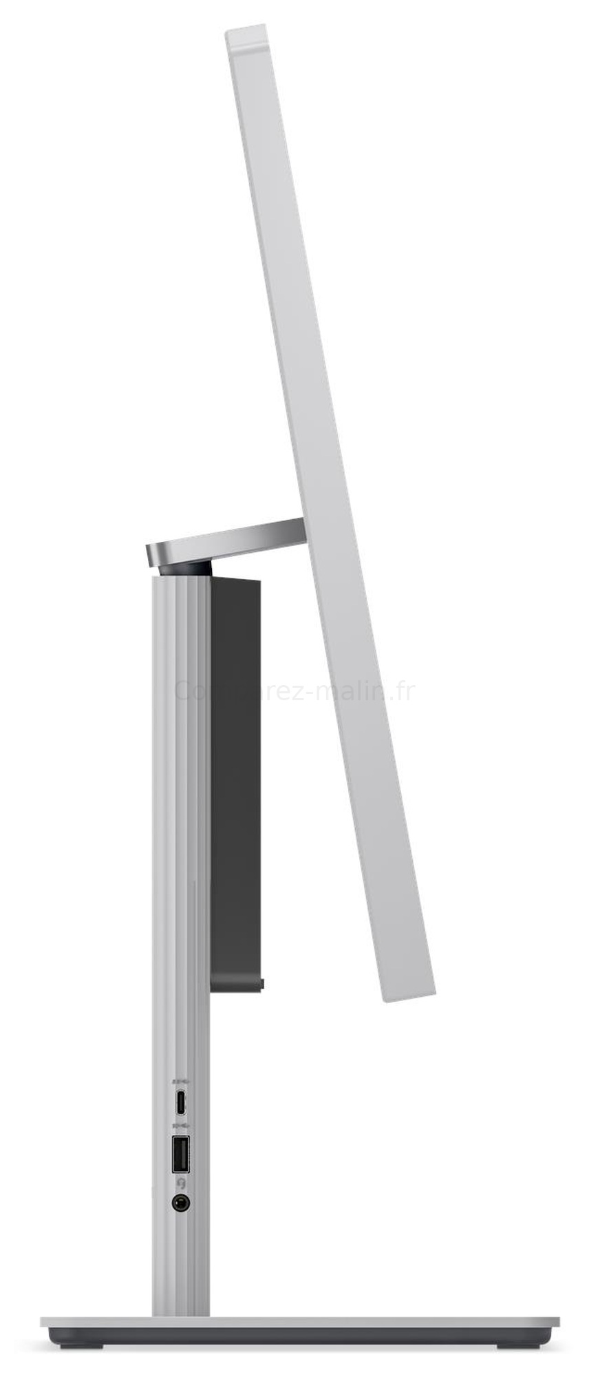 Lenovo IdeaCentre AIO 27IPH11 F0JJ000WFR - profil gauche Lenovo IdeaCentre AIO 27IPH11 F0JJ000WFR profil gauche avec ports latéraux