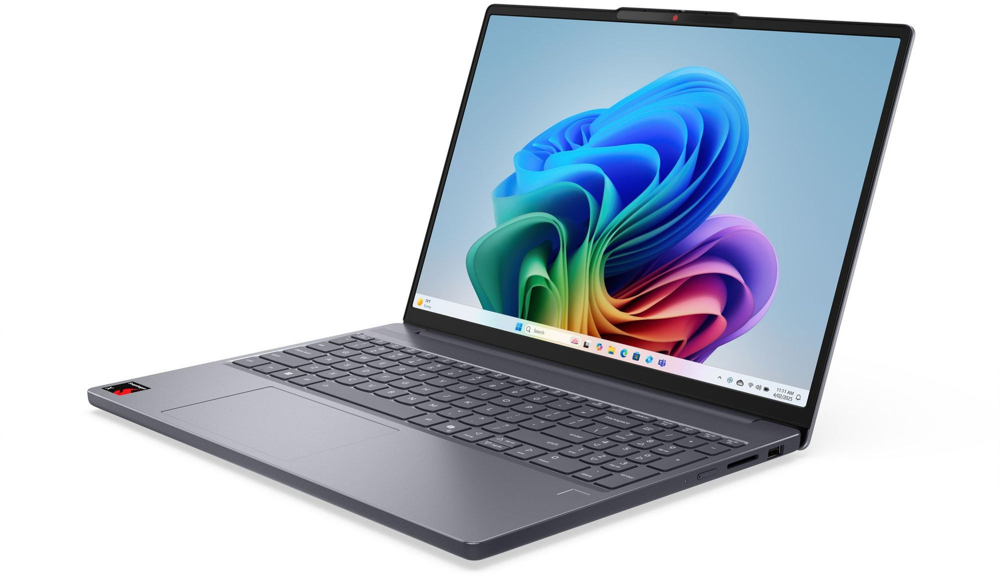 Lenovo IdeaPad Slim 3 15Q8X10 83N3006MFR vue ouverte côté clavier Lenovo IdeaPad Slim 3 15Q8X10 83N3006MFR vue ouverte côté clavier