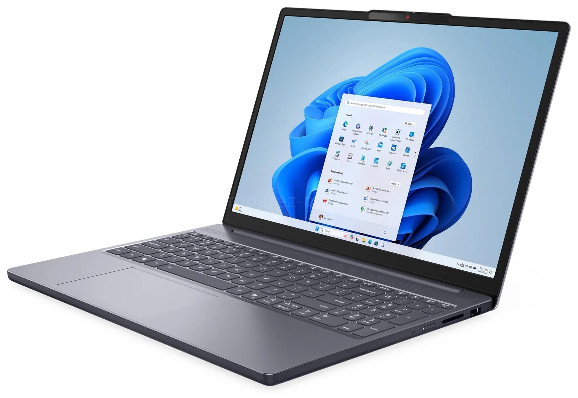 Lenovo IdeaPad Slim 3 15ARP10 83K700Q9FR vue trois-quarts droite Lenovo IdeaPad Slim 3 15ARP10 83K700Q9FR vue trois-quarts droite