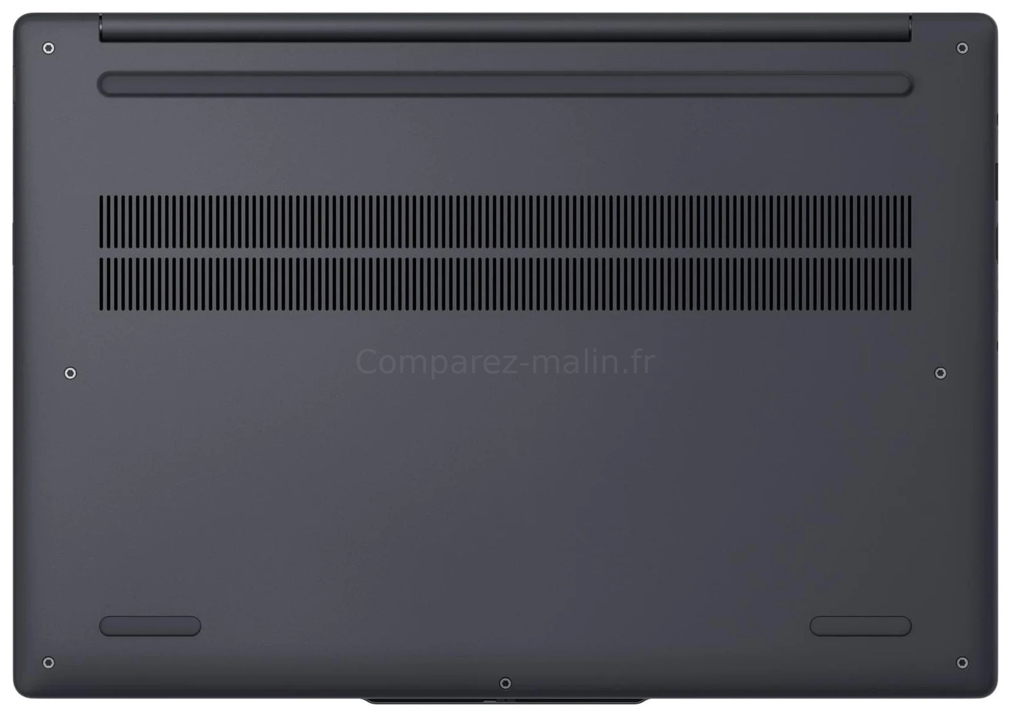 Lenovo IdeaPad Slim 3 15ARP10 83K700Q9FR vue dessous du châssis Lenovo IdeaPad Slim 3 15ARP10 83K700Q9FR vue dessous du châssis