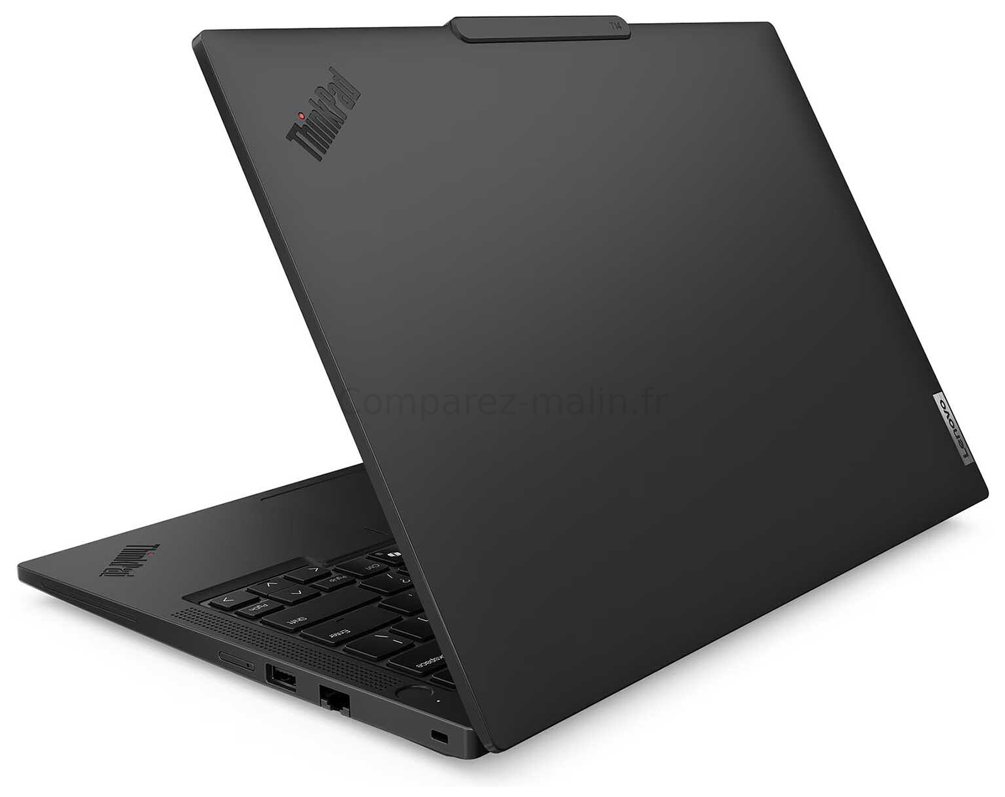 Lenovo ThinkPad T14s Gen 6 21QG006HFR - vue arrière capot et connectique droite Lenovo ThinkPad T14s Gen 6 21QG006HFR vue arrière capot et connectique droite