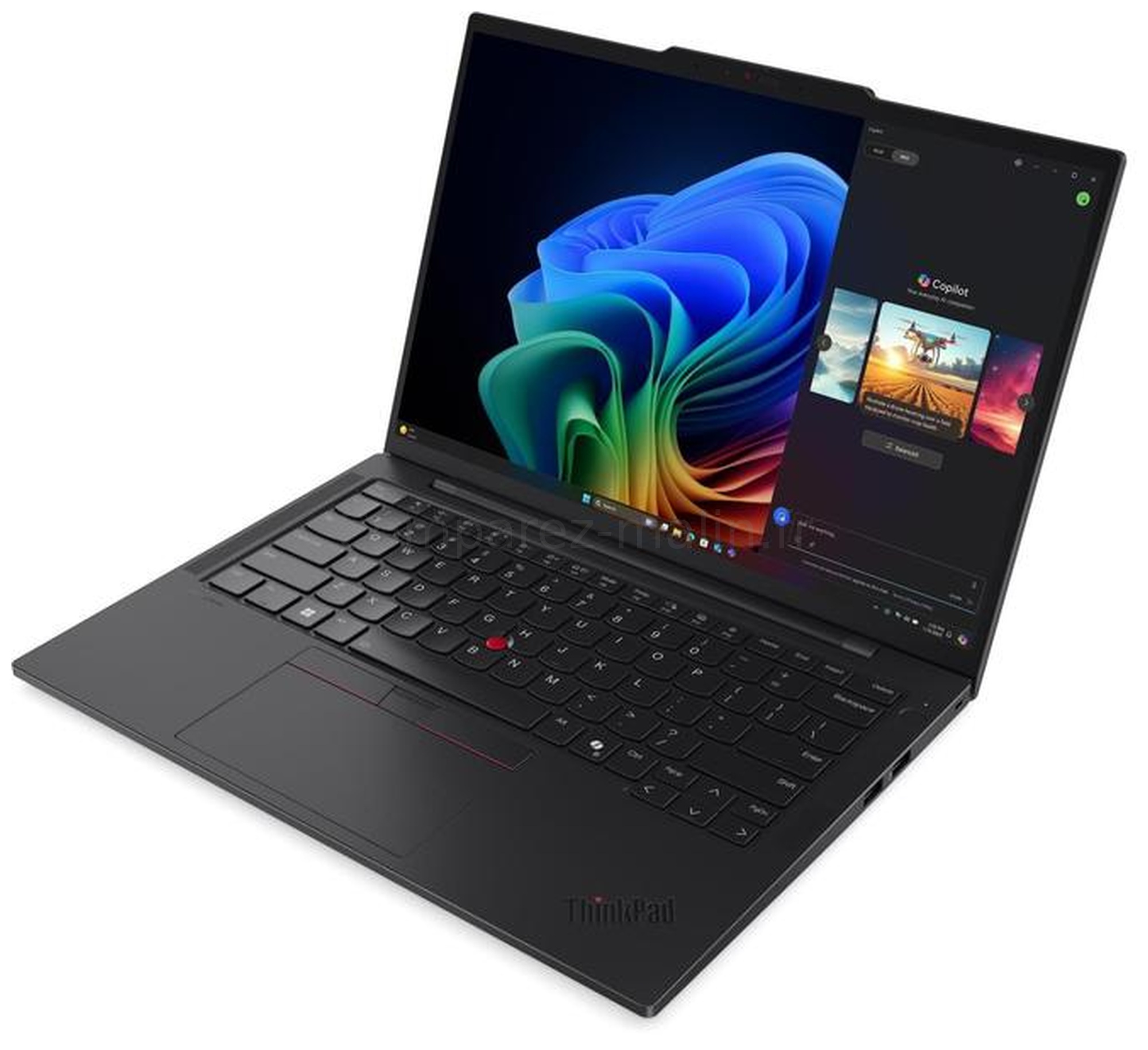 Lenovo ThinkPad T14s Gen 6 21QX00N5FR vue 3/4 gauche vers droite Lenovo ThinkPad T14s Gen 6 21QX00N5FR vue 3/4 gauche vers droite
