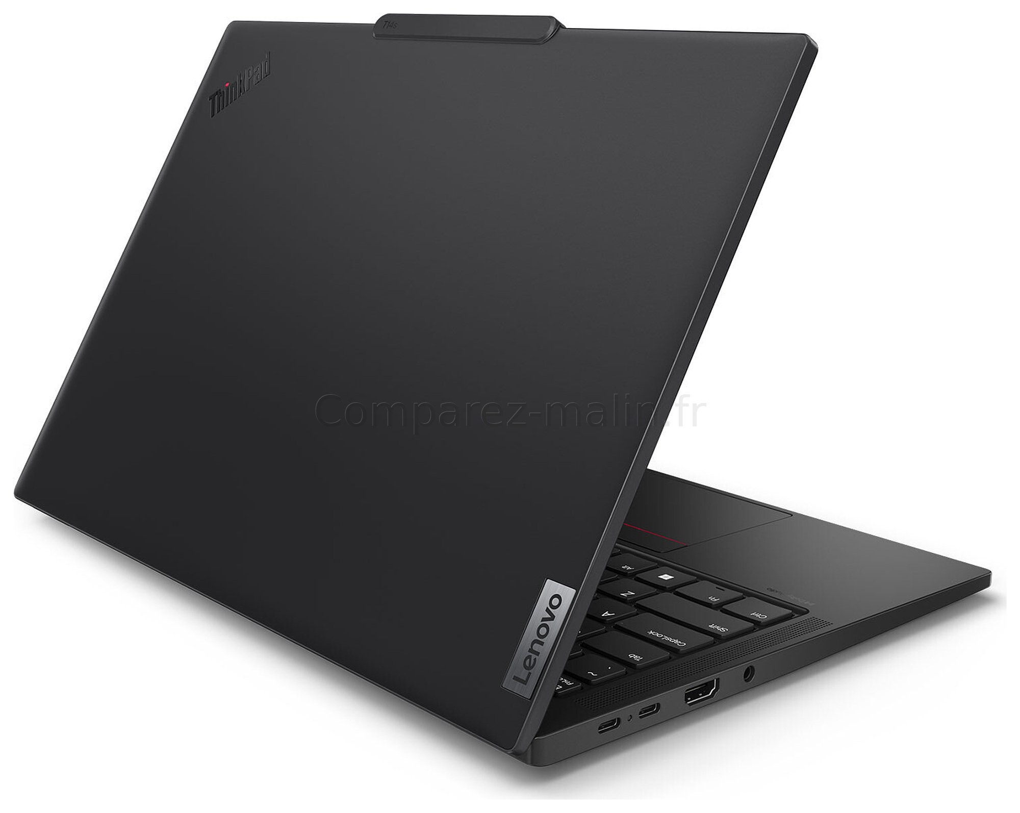 Lenovo ThinkPad T14s Gen 6 21TB002DFR vue arrière gauche capot Lenovo ThinkPad T14s Gen 6 21TB002DFR vue arrière gauche capot