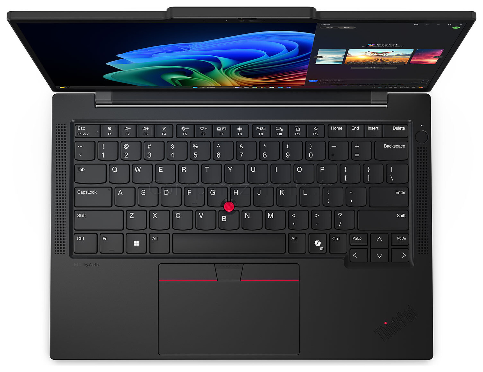Lenovo ThinkPad T14s Gen 6 21TB002DFR vue clavier du dessus Lenovo ThinkPad T14s Gen 6 21TB002DFR vue clavier du dessus