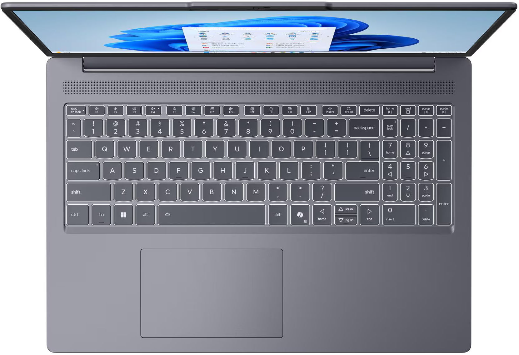 Lenovo IdeaPad Slim 3 16ARP10 83K800BKFR - clavier et pavé numérique Clavier avec pavé numérique du Lenovo IdeaPad Slim 3 16ARP10 83K800BKFR
