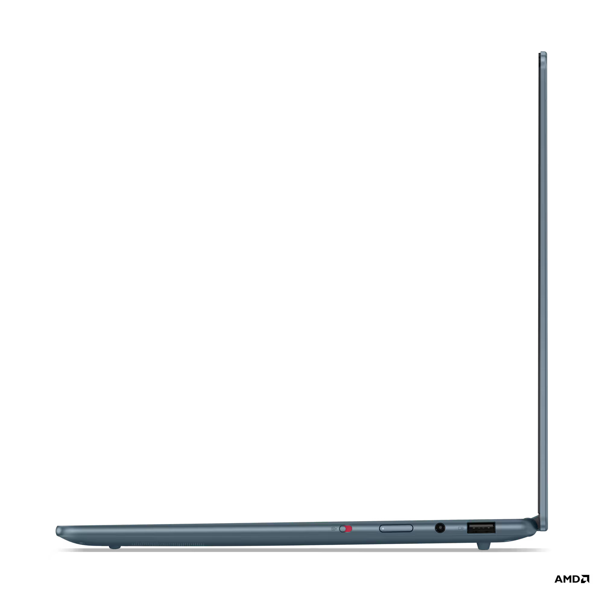Lenovo Yoga Slim 7 14AKP10 83JY00A9FR - connectique latérale Lenovo Yoga Slim 7 14AKP10 83JY00A9FR profil latéral avec ports USB et prise casque