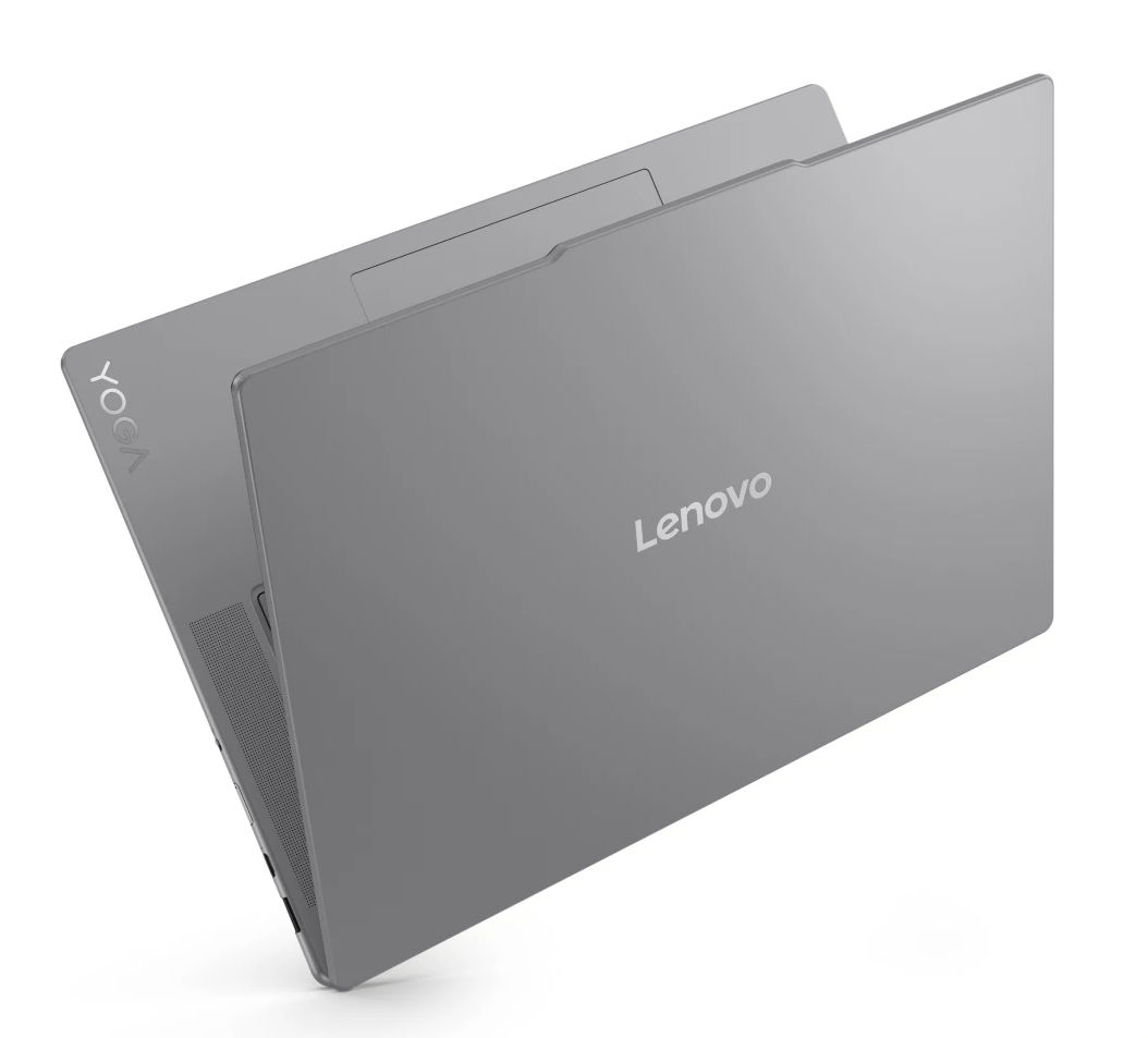 Lenovo Yoga Slim 7 15ILL9 83HM003BFR - finition aluminium grise Lenovo Yoga Slim 7 15ILL9 83HM003BFR capot gris aluminium