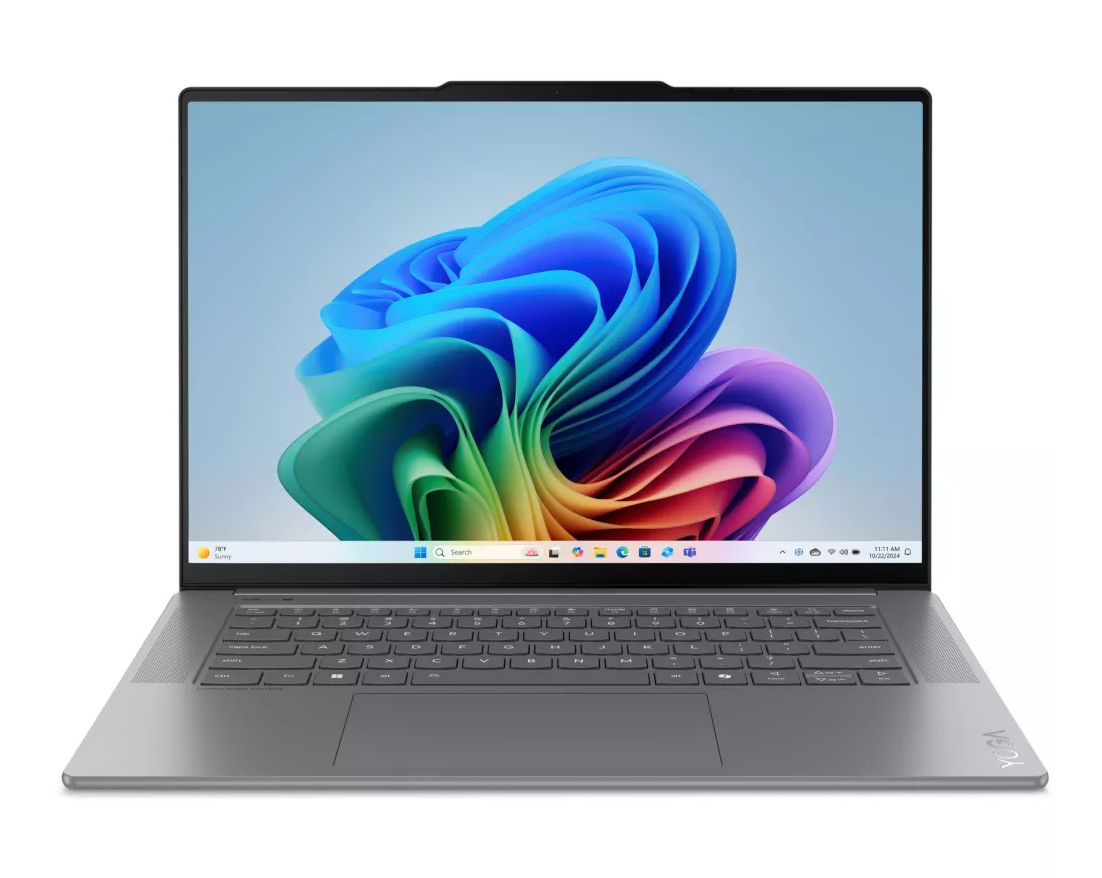 Lenovo Yoga Slim 7 15ILL9 83HM0086FR - finition aluminium grise Lenovo Yoga Slim 7 15ILL9 83HM0086FR avec capot gris aluminium