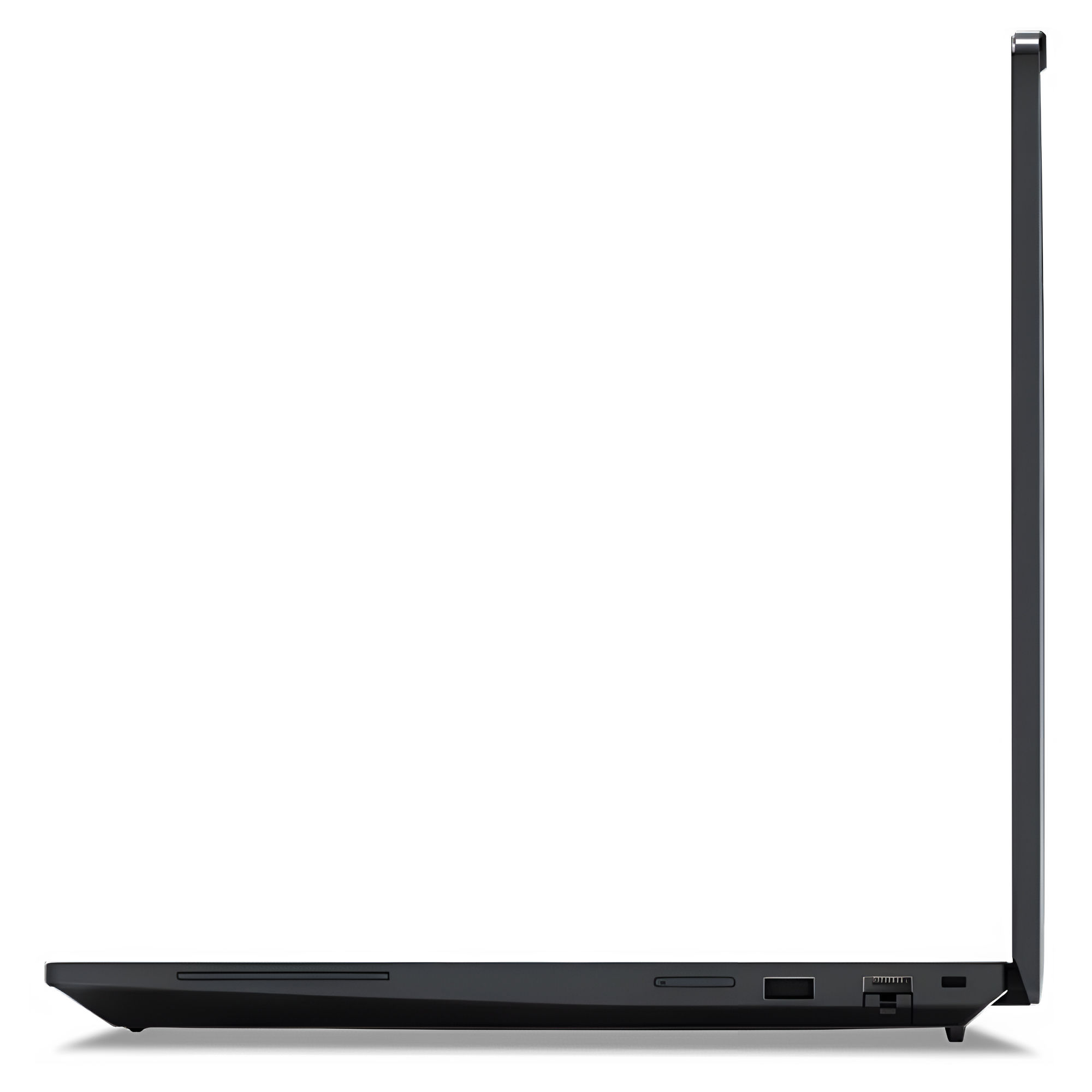 Lenovo ThinkPad P16s Gen 3 21KS0051FR - profil et connectique Lenovo ThinkPad P16s Gen 3 21KS0051FR profil avec ports latéraux et Ethernet