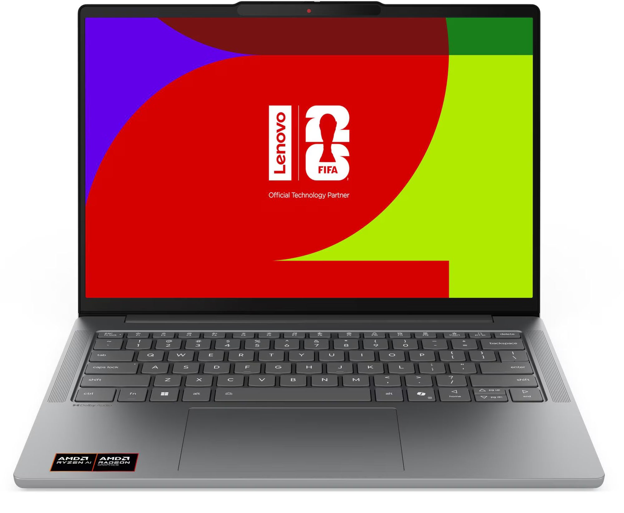 Lenovo IdeaPad Slim 5 14AGP11 83S1000DFR - écran et clavier Lenovo IdeaPad Slim 5 14AGP11 83S1000DFR vue de face écran et clavier