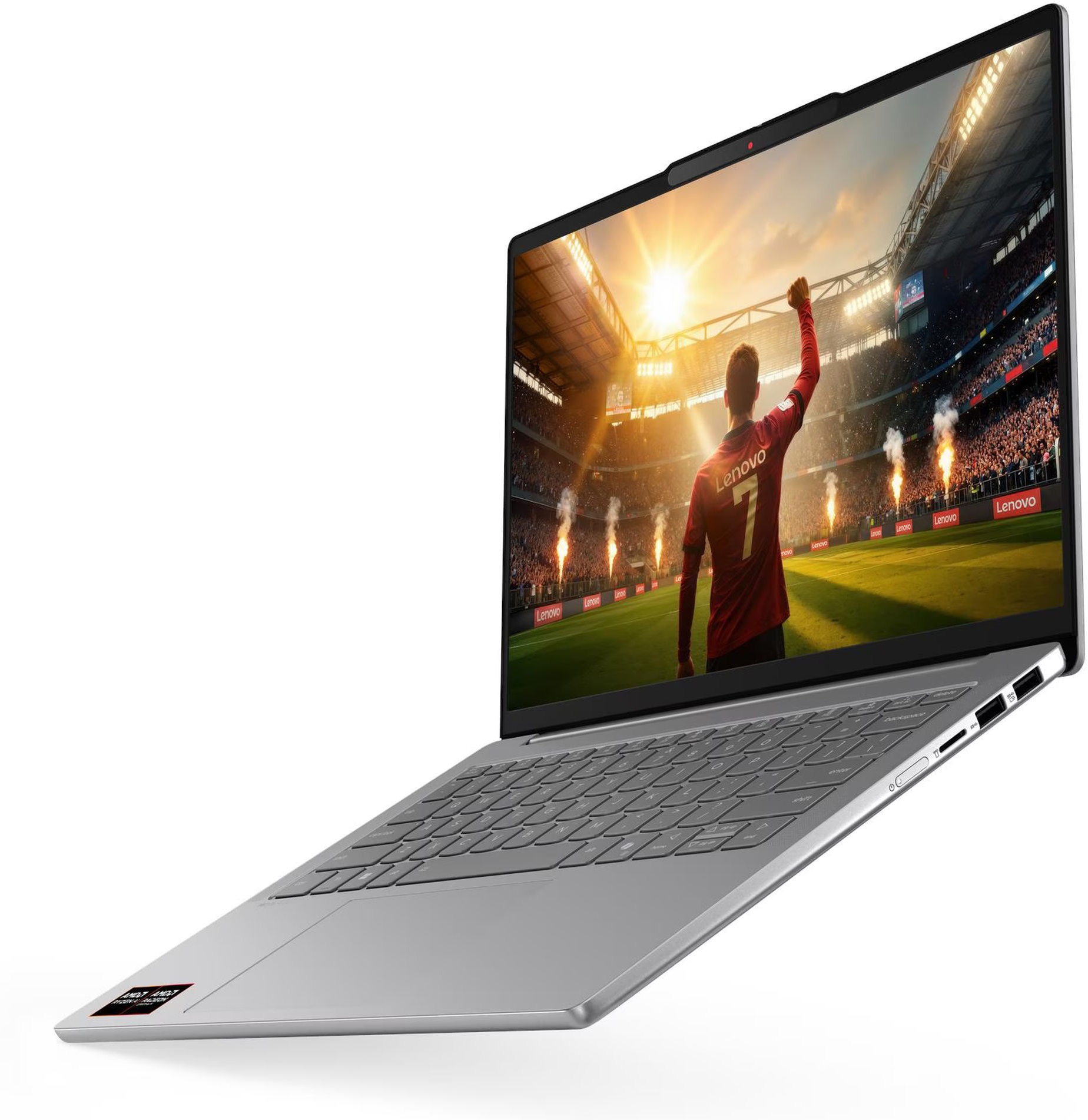 Lenovo IdeaPad Slim 5 14AGP11 83S1000DFR - usage multimédia Lenovo IdeaPad Slim 5 14AGP11 83S1000DFR écran OLED en usage multimédia