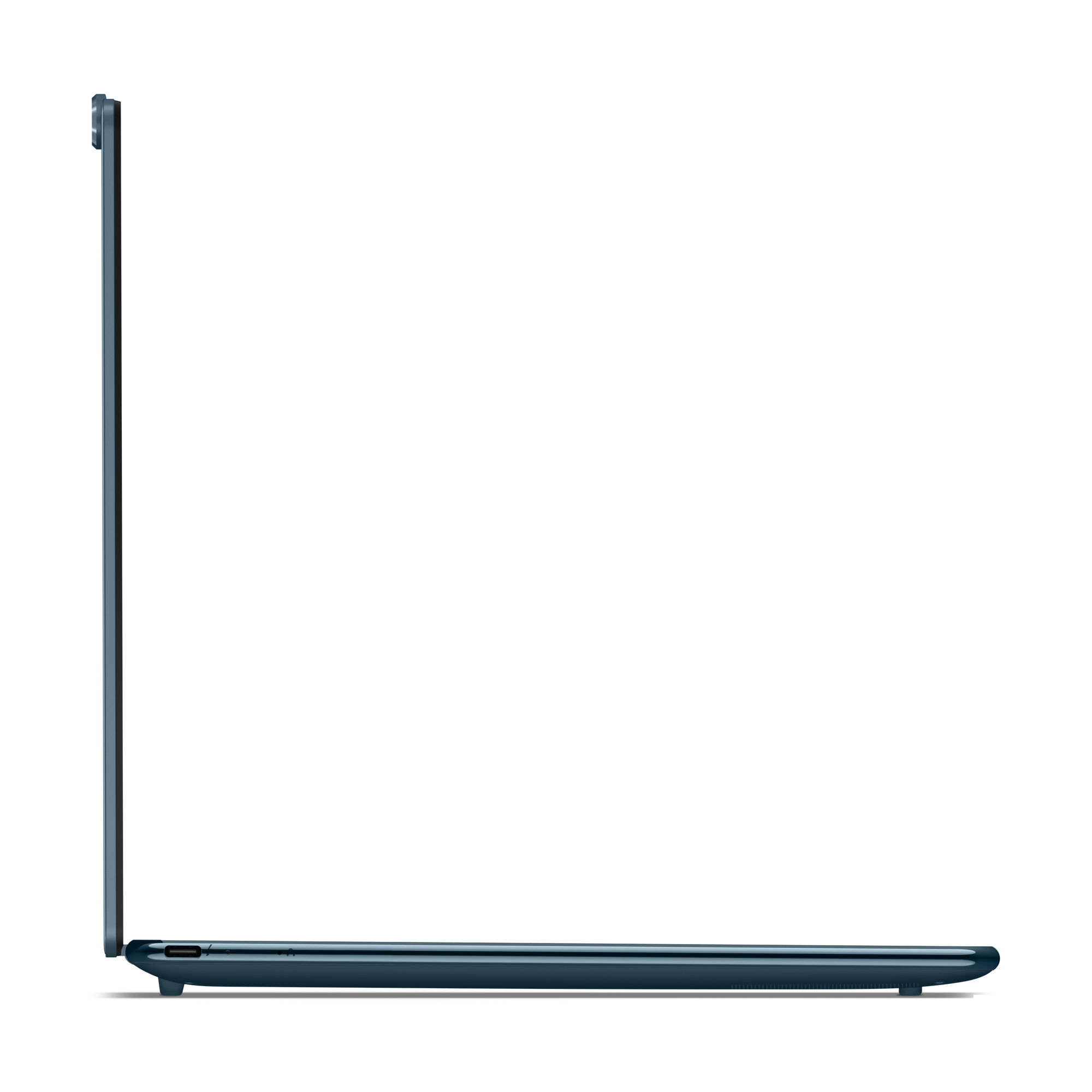 Lenovo Yoga Slim 9 14ILL10 83CX003BFR profil gauche et finesse du châssis Lenovo Yoga Slim 9 14ILL10 83CX003BFR profil gauche et finesse du châssis