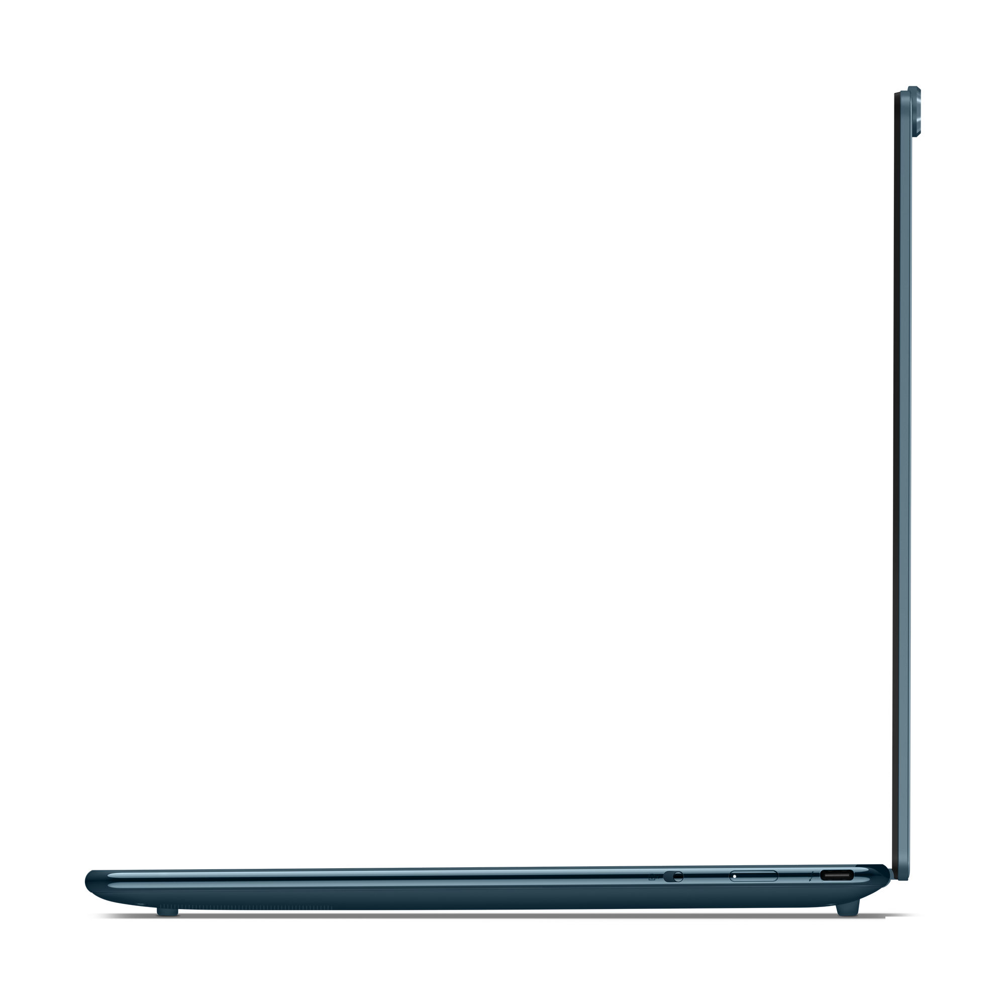 Lenovo Yoga Slim 9 14ILL10 83CX003BFR profil droit avec ports USB-C Lenovo Yoga Slim 9 14ILL10 83CX003BFR profil droit avec ports USB-C