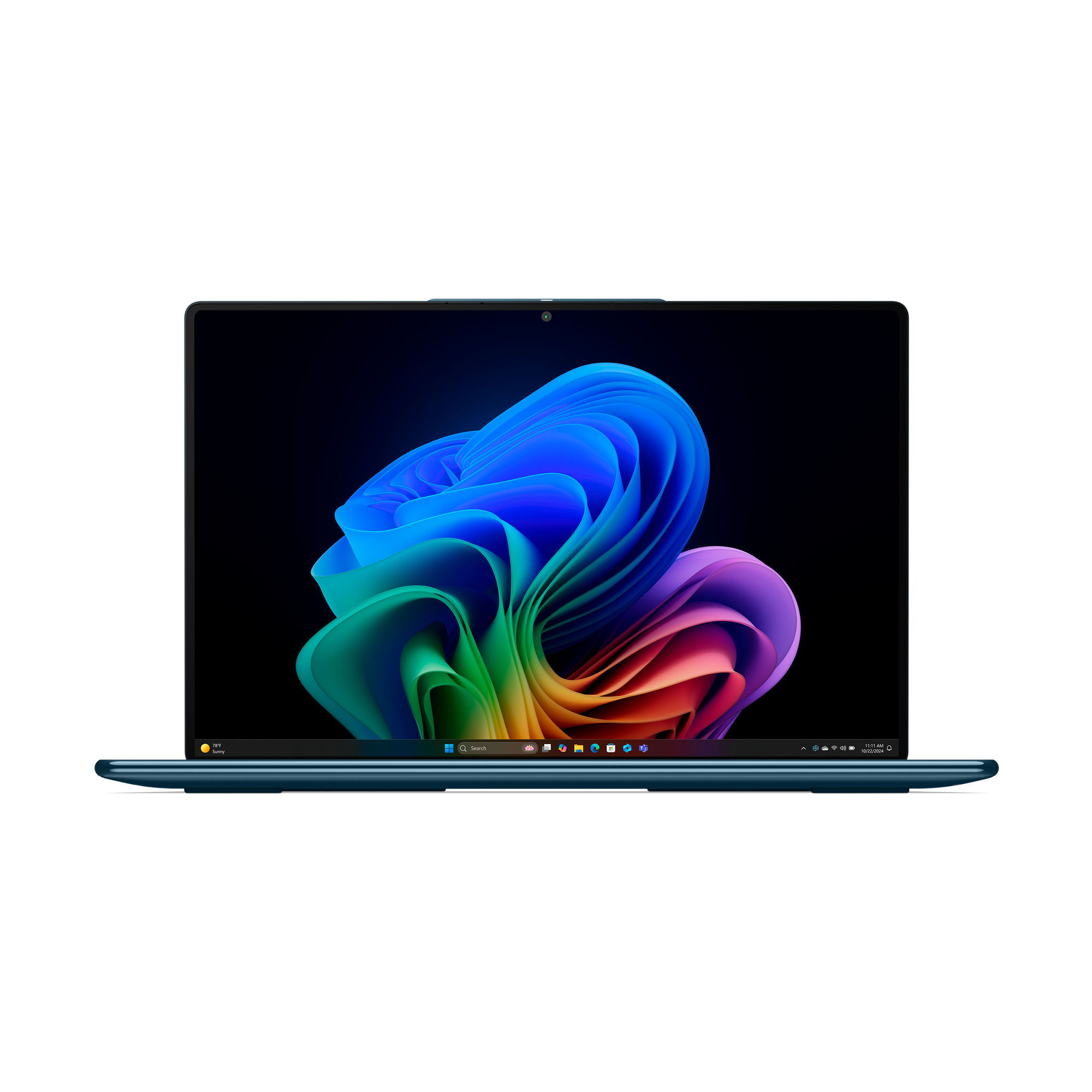 Lenovo Yoga Slim 9 14ILL10 83CX003BFR vue frontale écran ouvert Lenovo Yoga Slim 9 14ILL10 83CX003BFR vue frontale écran ouvert