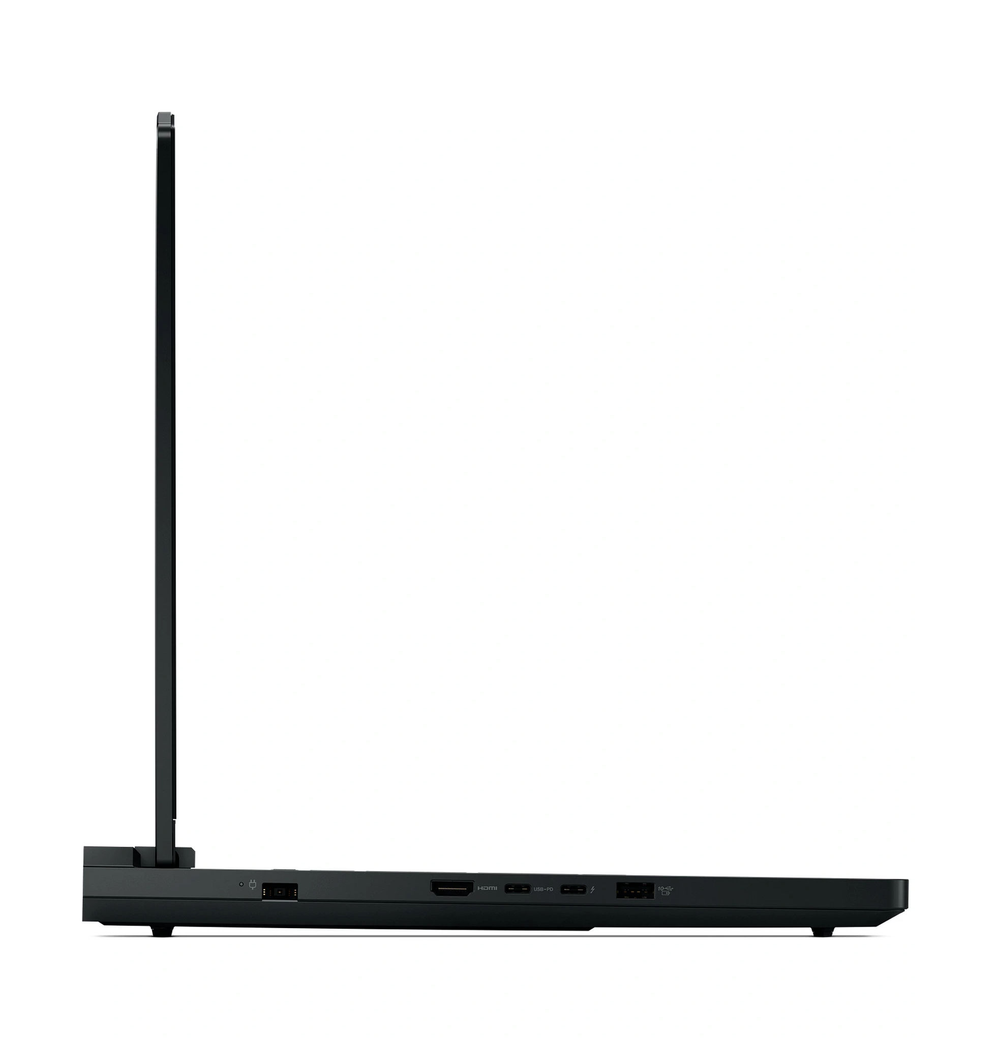 Lenovo Legion Pro 7 16IAX10H 83F500LBFR connectique arrière et profil Lenovo Legion Pro 7 16IAX10H 83F500LBFR connectique arrière et profil