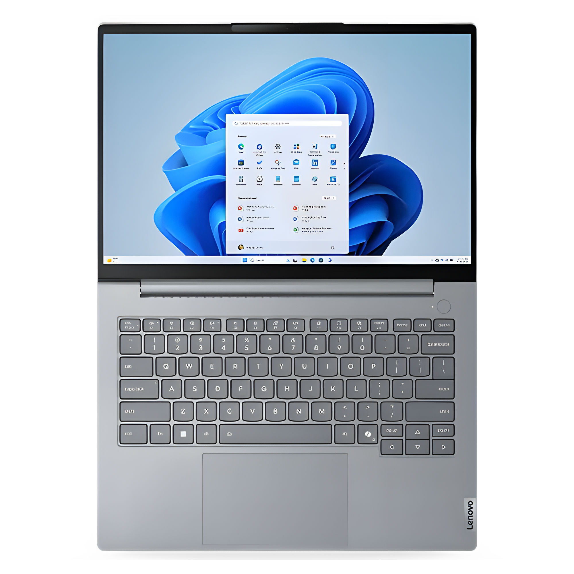Lenovo ThinkBook 14 Gen 9 IRL 21UY00E2FR vue de dessus clavier écran Lenovo ThinkBook 14 Gen 9 IRL 21UY00E2FR vue de dessus clavier écran