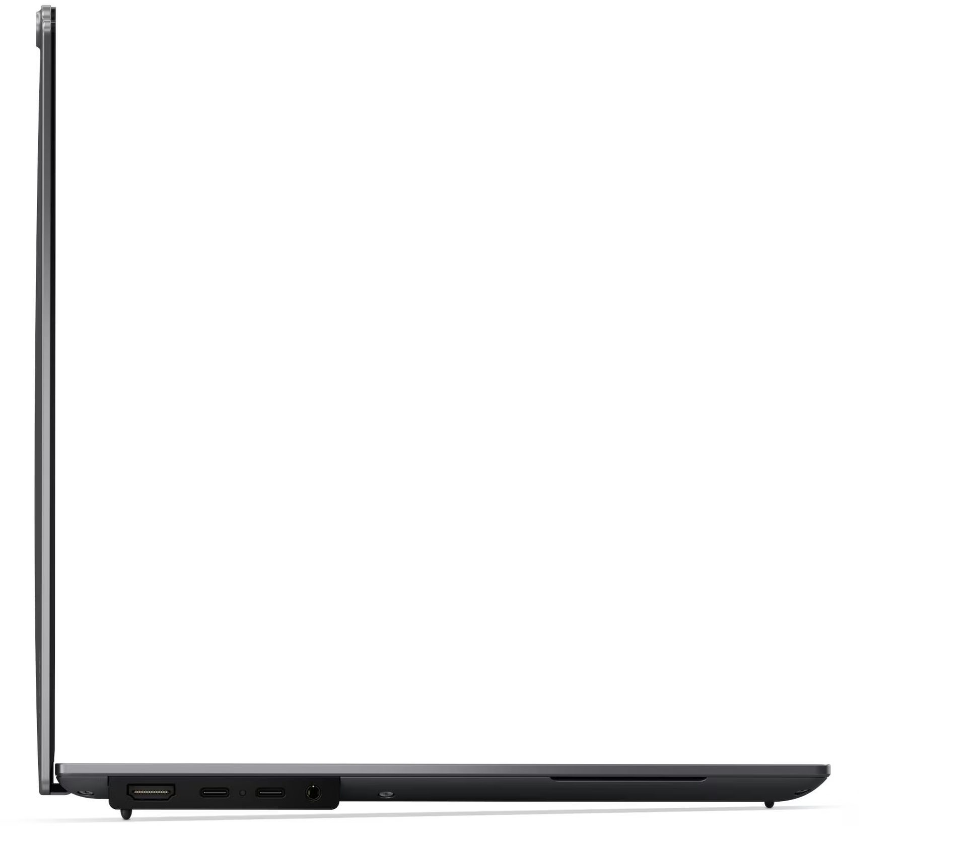 Lenovo ThinkPad X9-15P Gen 1 (21VV003QFR) - profil fin et connectique Lenovo ThinkPad X9-15P Gen 1 (21VV003QFR) profil fin et connectique latérale