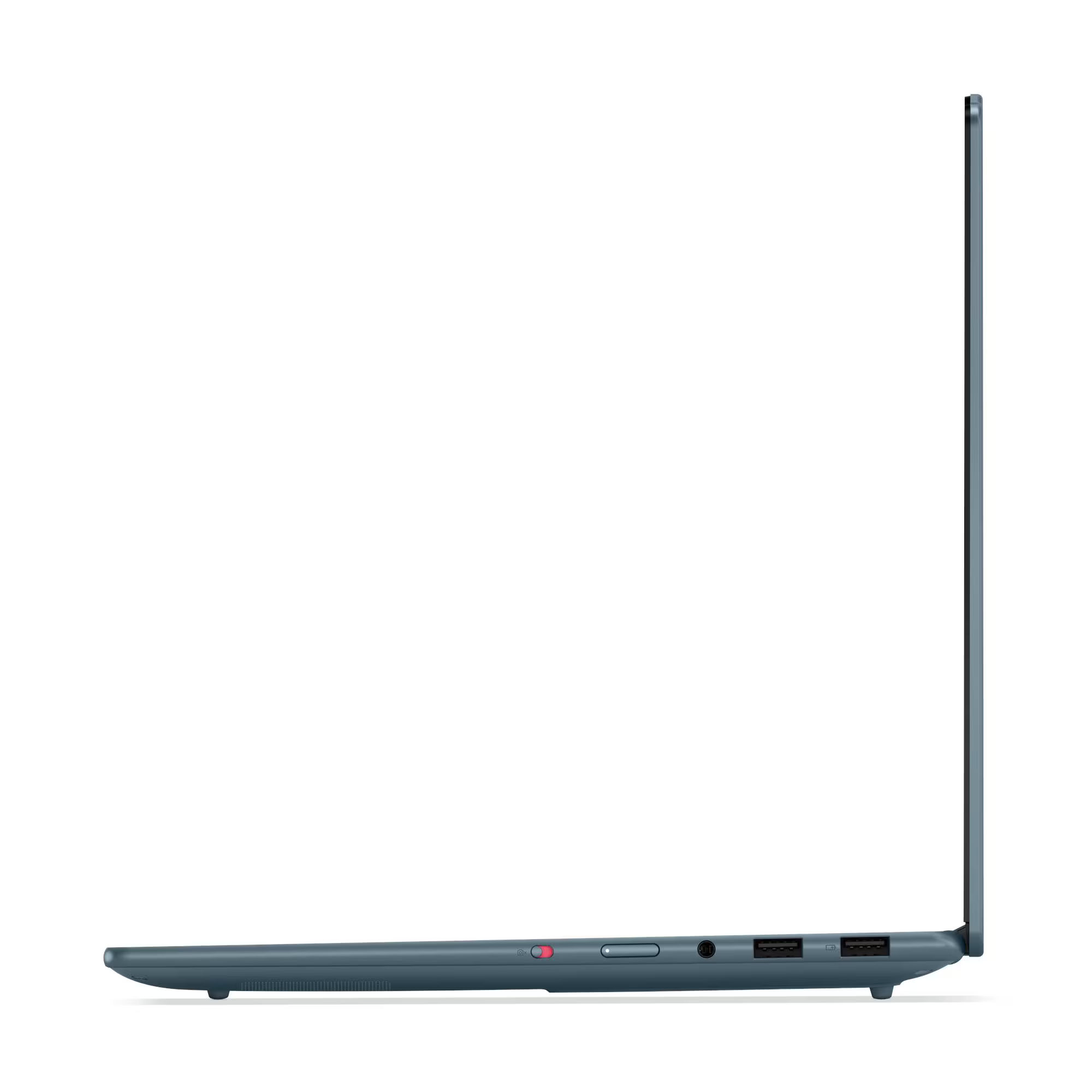 Lenovo Yoga Pro 7 14ASP10 83LX001TFR profil droit avec ports USB-A et prise casque Lenovo Yoga Pro 7 14ASP10 83LX001TFR profil droit avec ports USB-A et prise casque